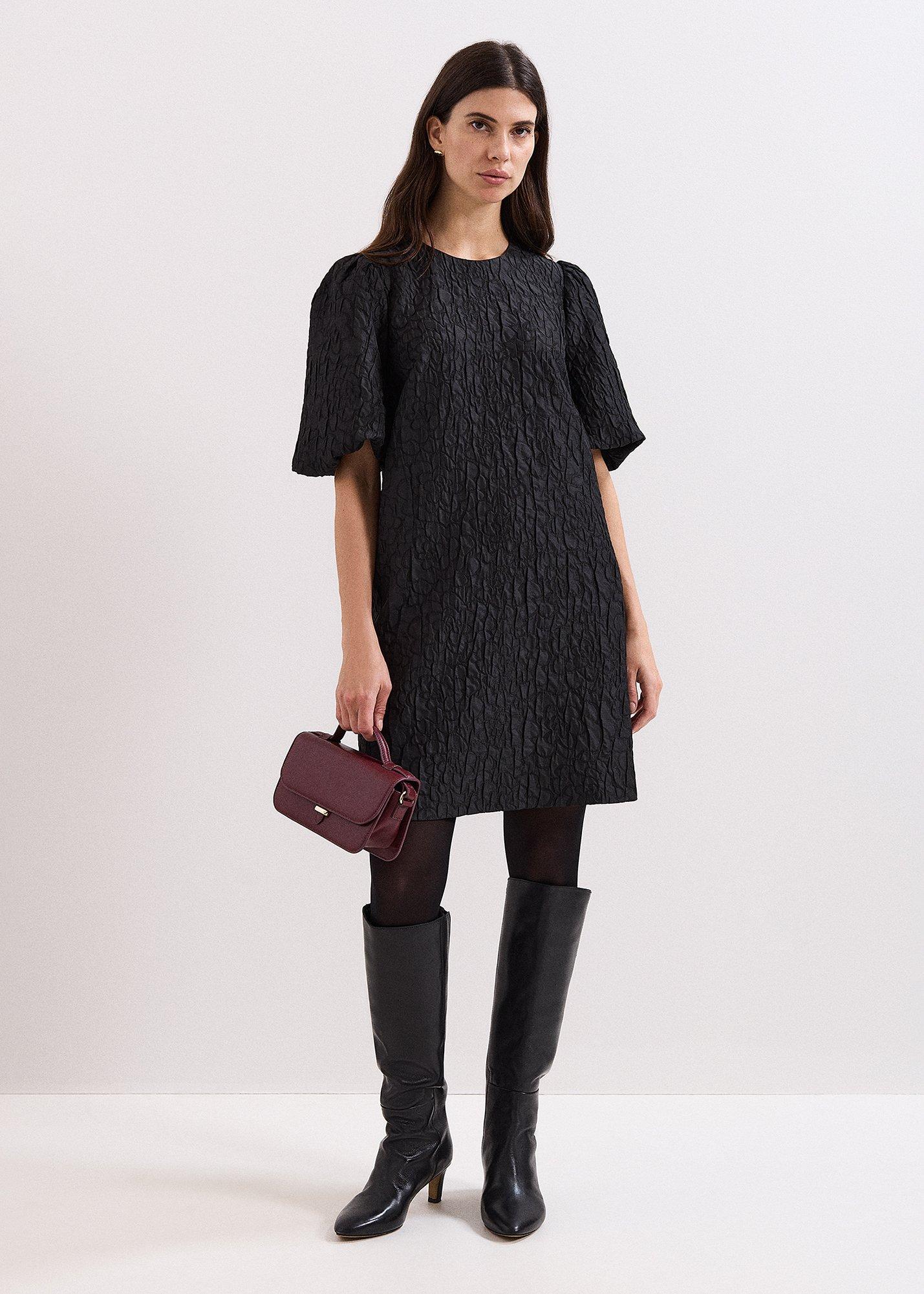 ${product-id}-Depti Black Jaquard Dress-Black-${view-type}