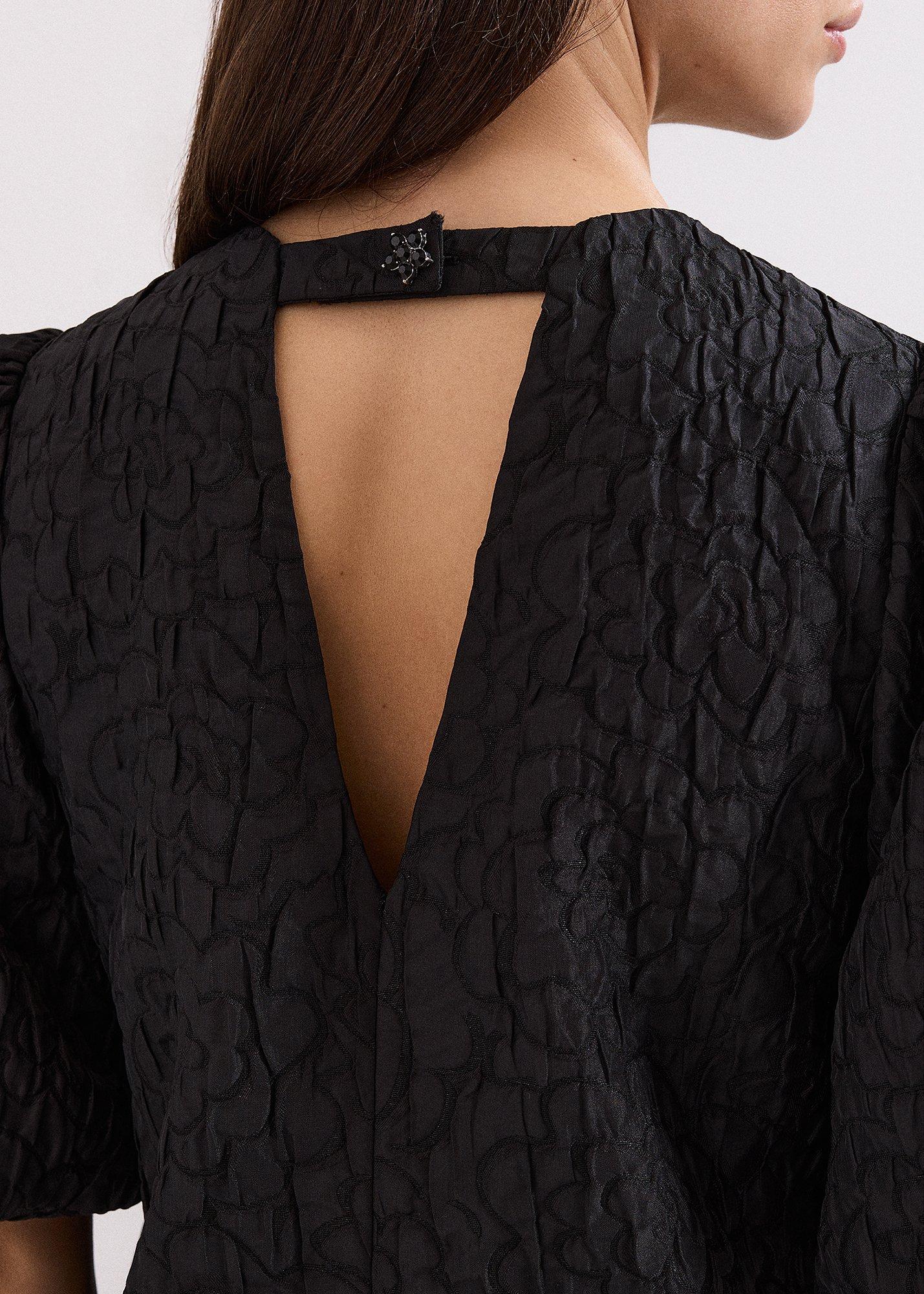 ${product-id}-Depti Black Jaquard Dress-Black-${view-type}