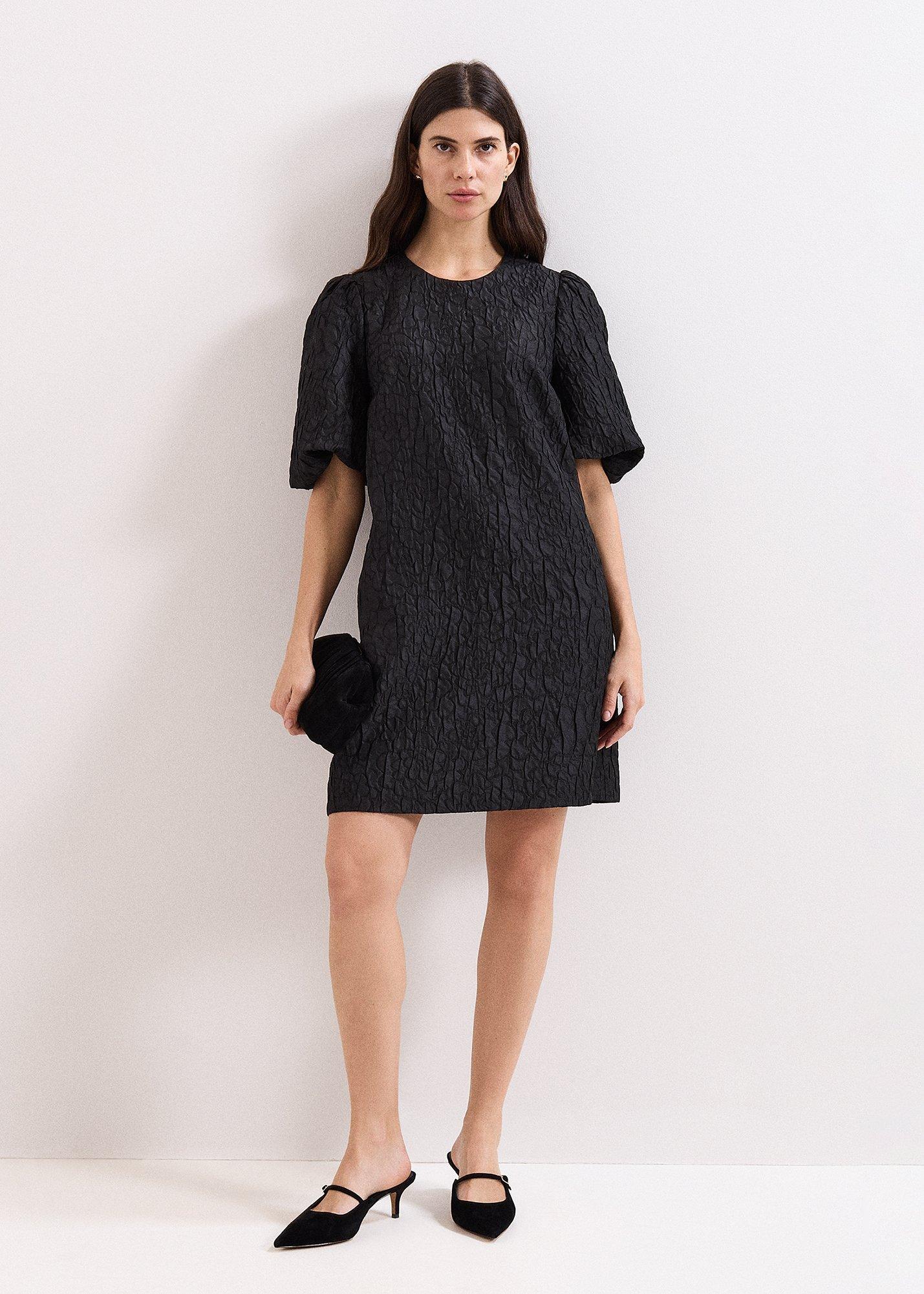 ${product-id}-Depti Black Jaquard Dress-Black-${view-type}