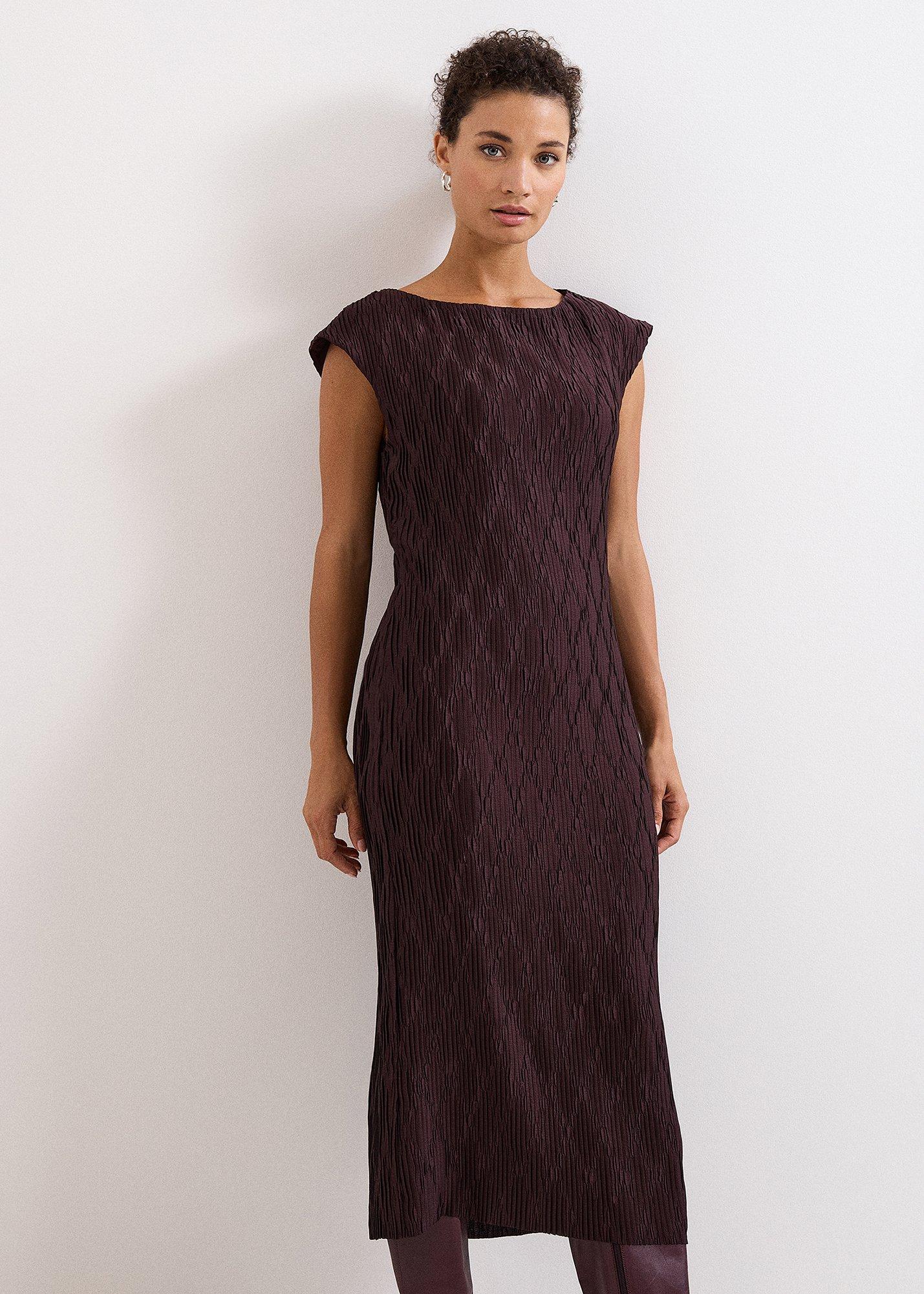 Textured Midi Dress