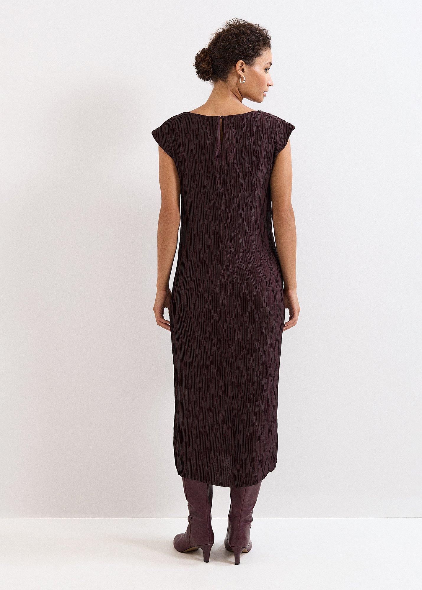 Textured Midi Dress