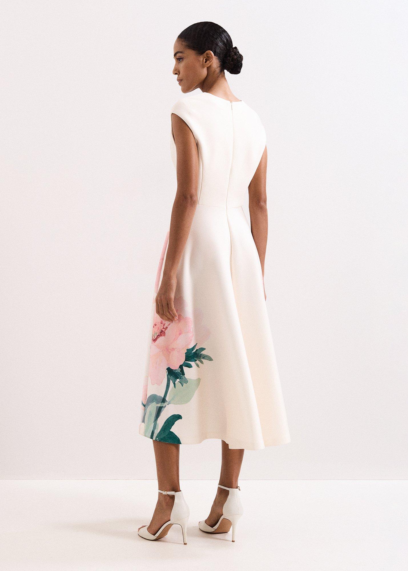 Rakhi Scuba Midi Dress