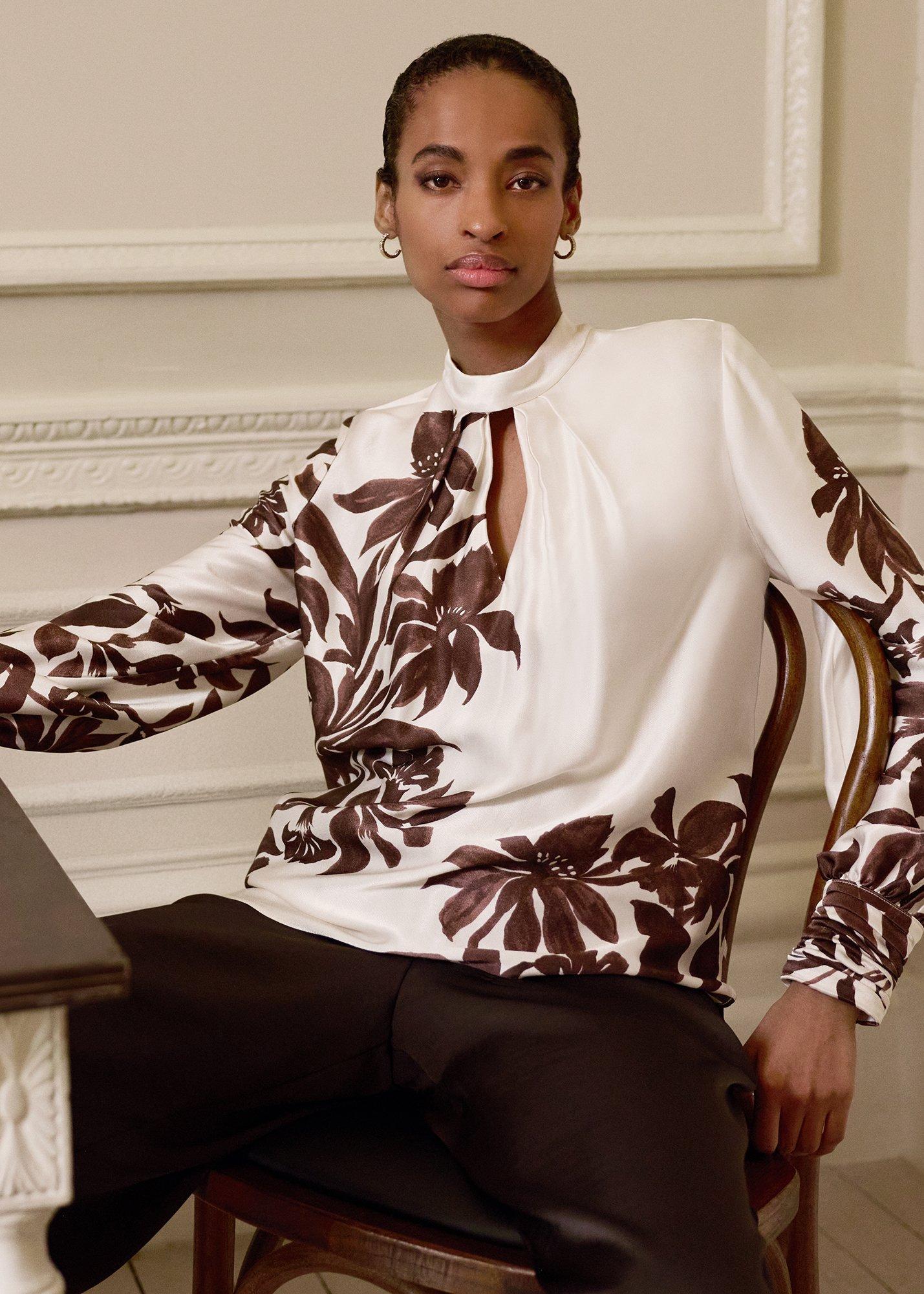 Hattie Satin Blouse