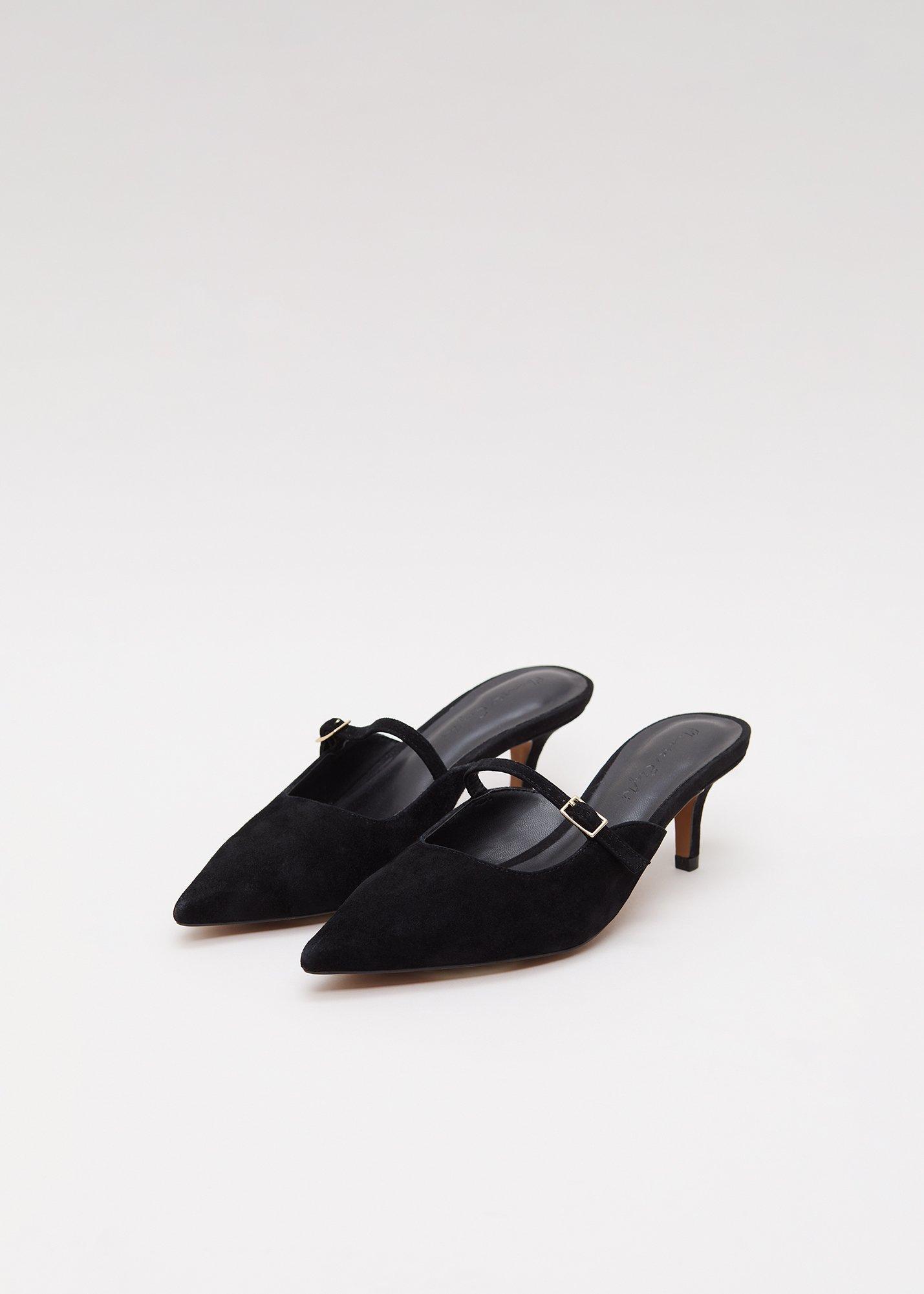 Suede Mary Jane Mule