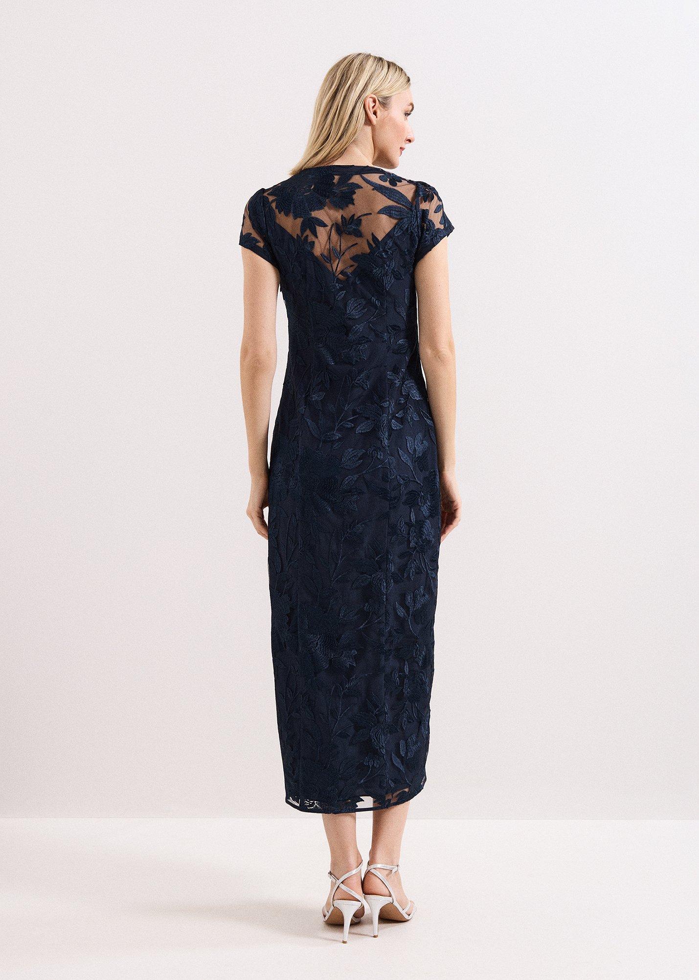 Klaudia Navy Dress