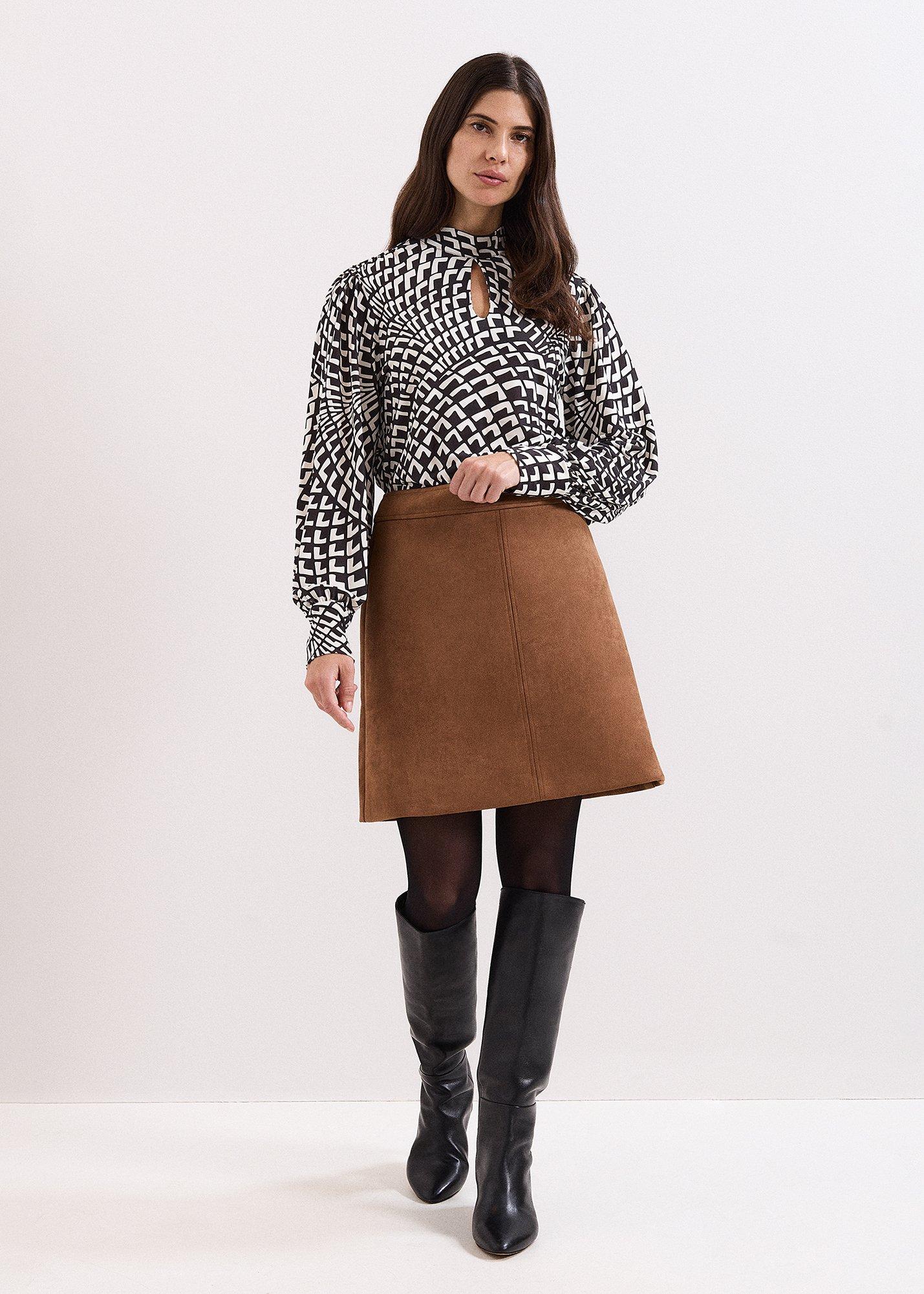 Felisity Faux Suede Mini Skirt
