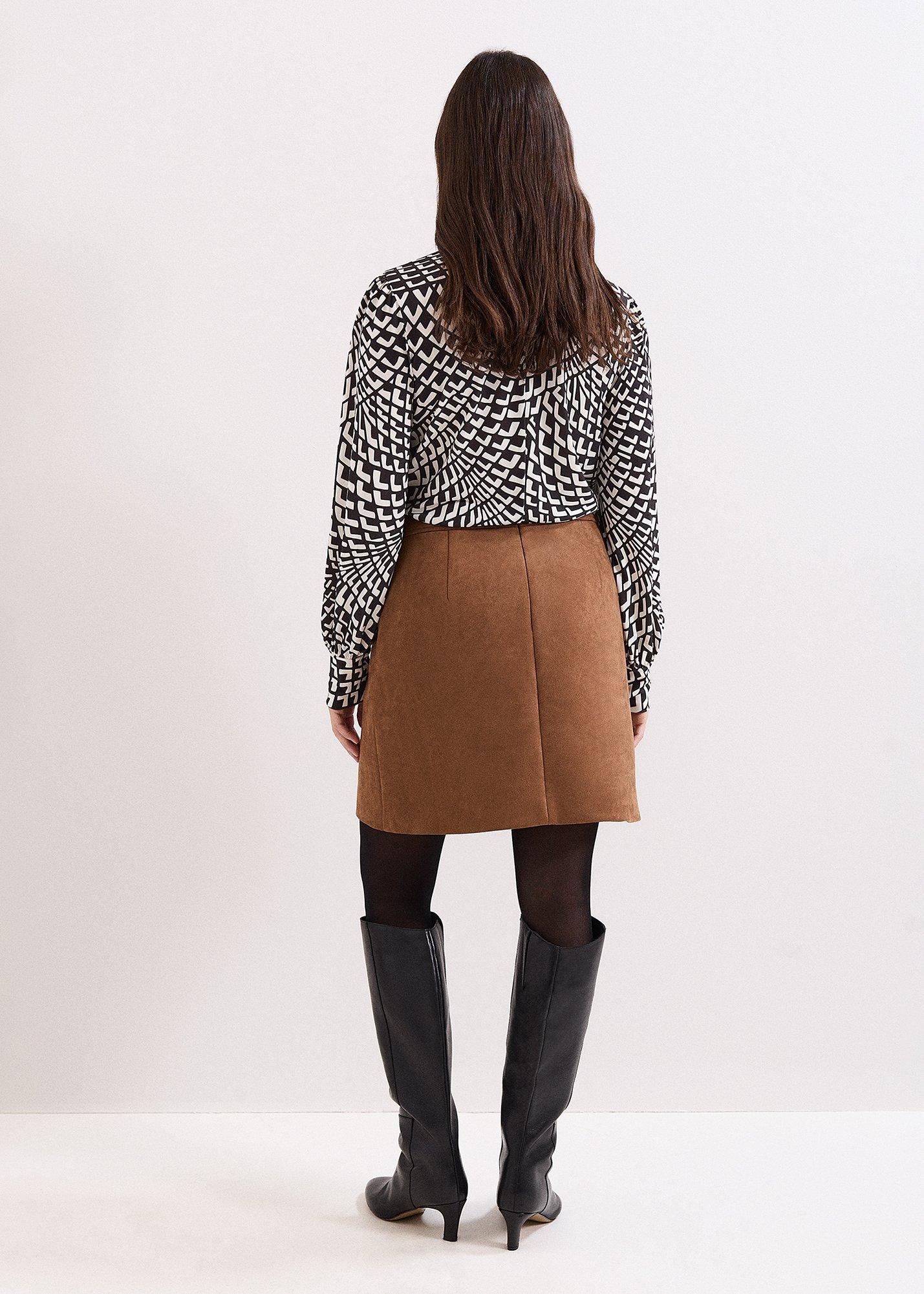 Felisity Faux Suede Mini Skirt