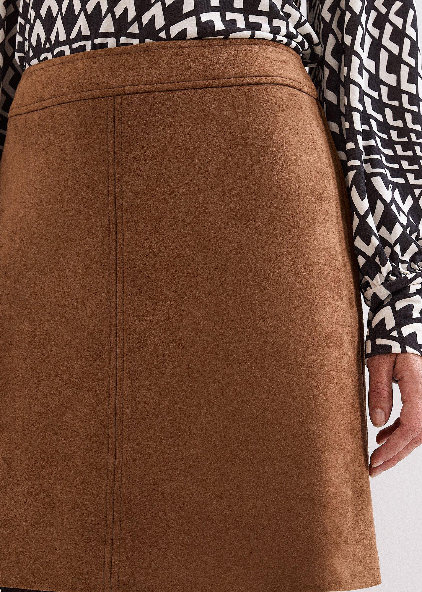 ${product-id}-Felisity Faux Suede Mini Skirt--${view-type}