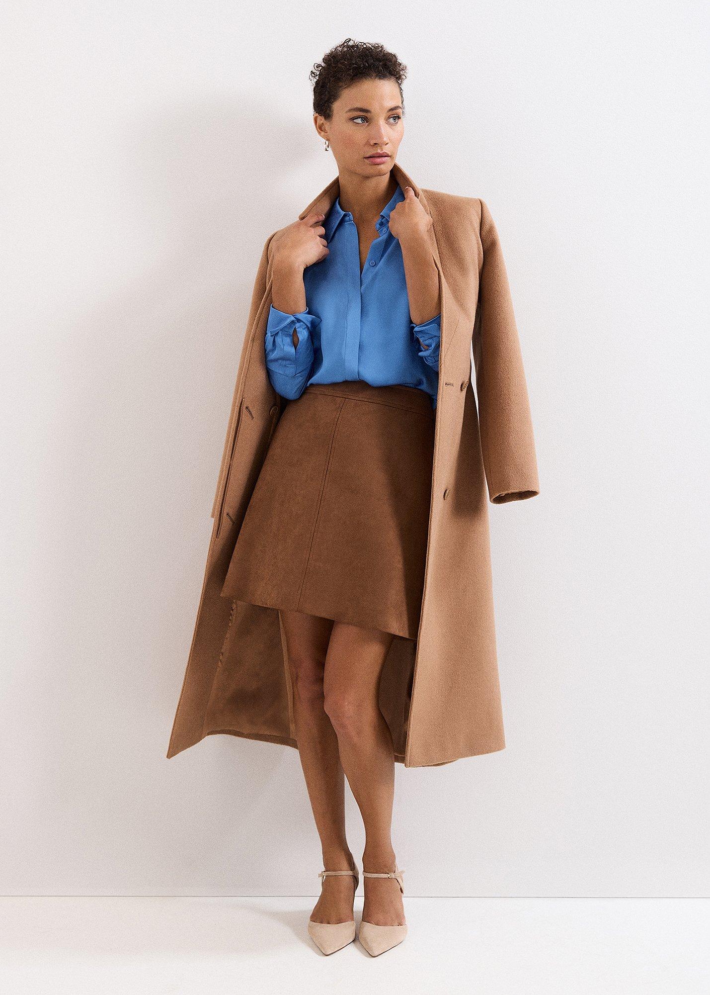 ${product-id}-Felisity Faux Suede Mini Skirt -Tan-${view-type}