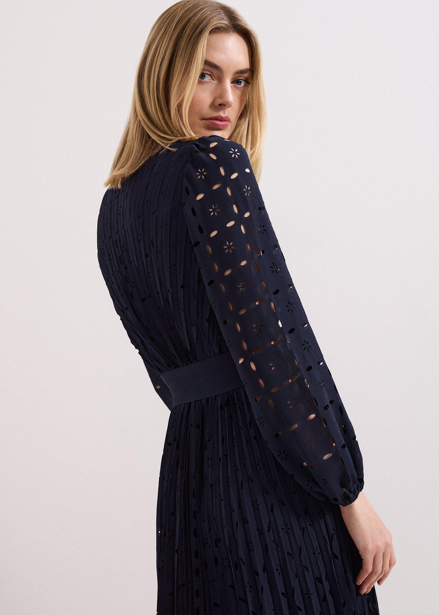 ${product-id}-Marina Navy Laser Cut Midi Dress-Navy-${view-type}
