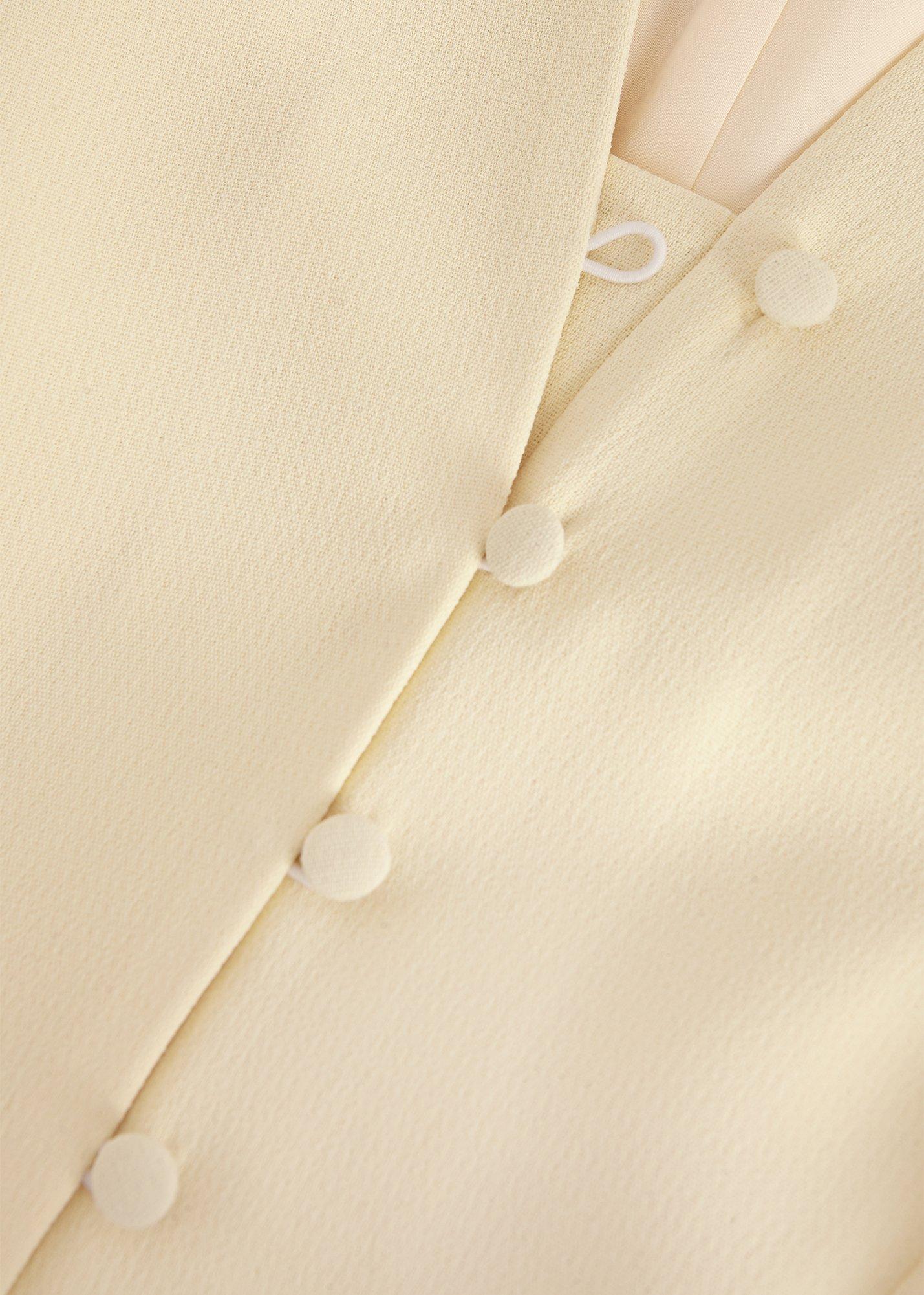 ${product-id}-Greta Yellow Button Tux Midaxi Dress-Pale Yellow-${view-type}