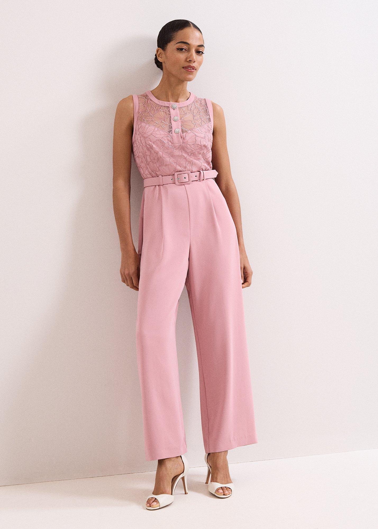 Ivanna Pink Jumpsuit