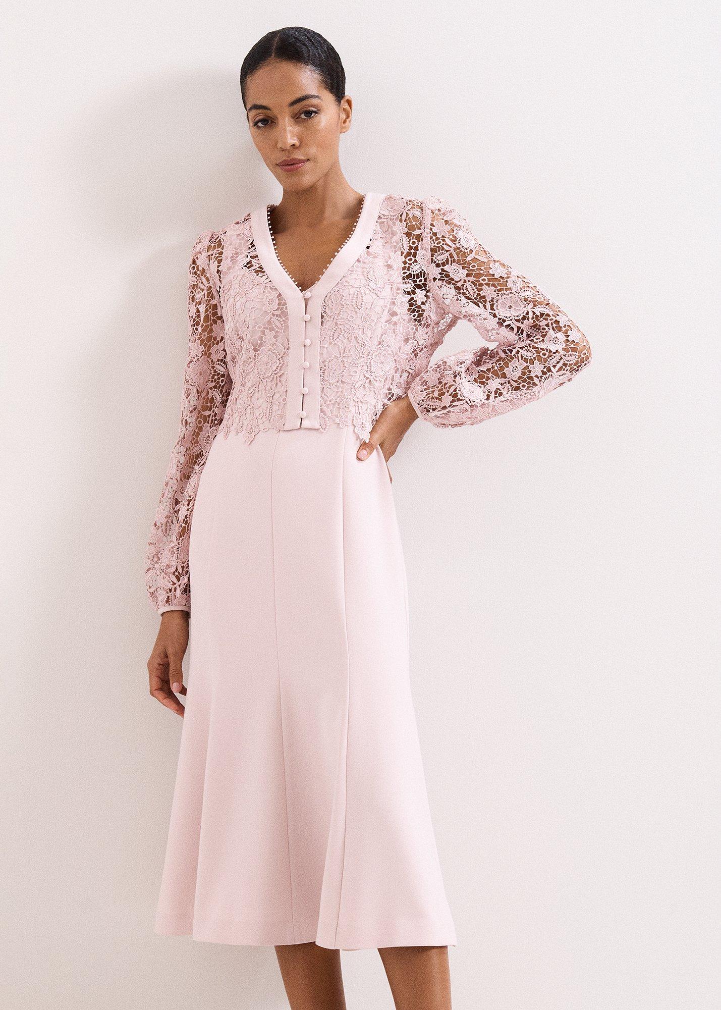 ${product-id}-Ayumi Pink Lace Top Midi Dress-Pale Pink-${view-type}