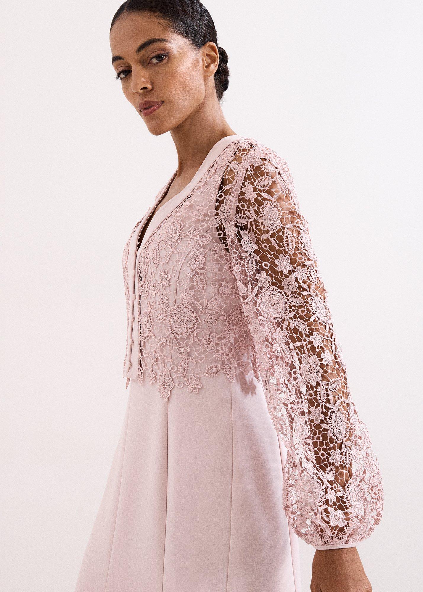 ${product-id}-Ayumi Pink Lace Top Midi Dress-Pale Pink-${view-type}