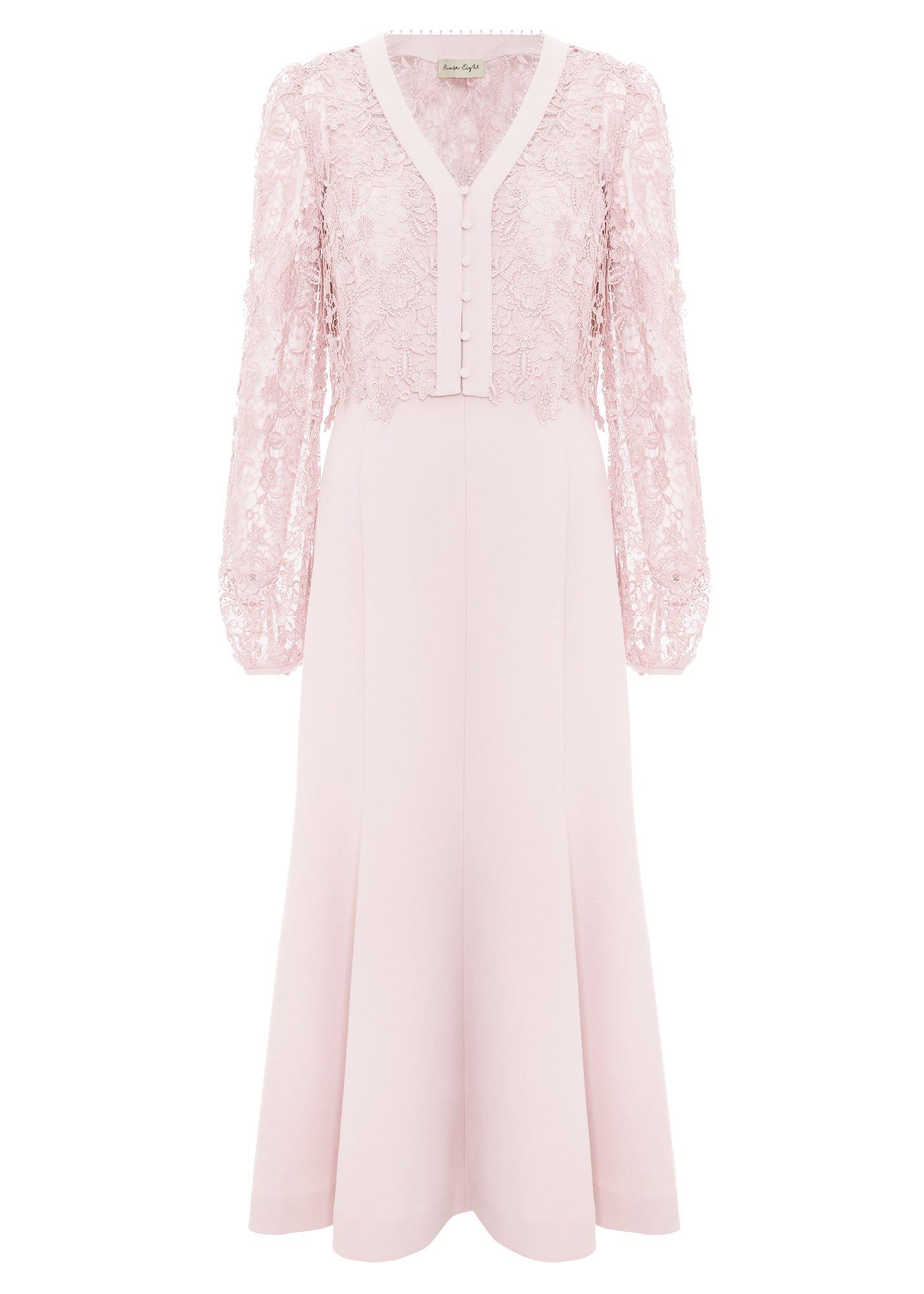 ${product-id}-Petite Ayumi Pink Lace Top Midi Dress-Pale Pink-${view-type}