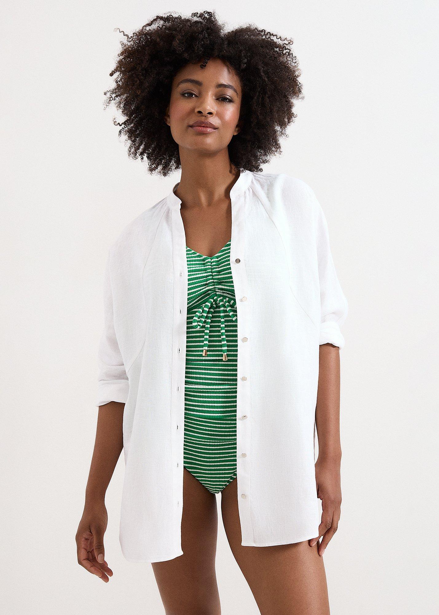 ${product-id}-Green Stripe Tankini Bottom-Green-${view-type}