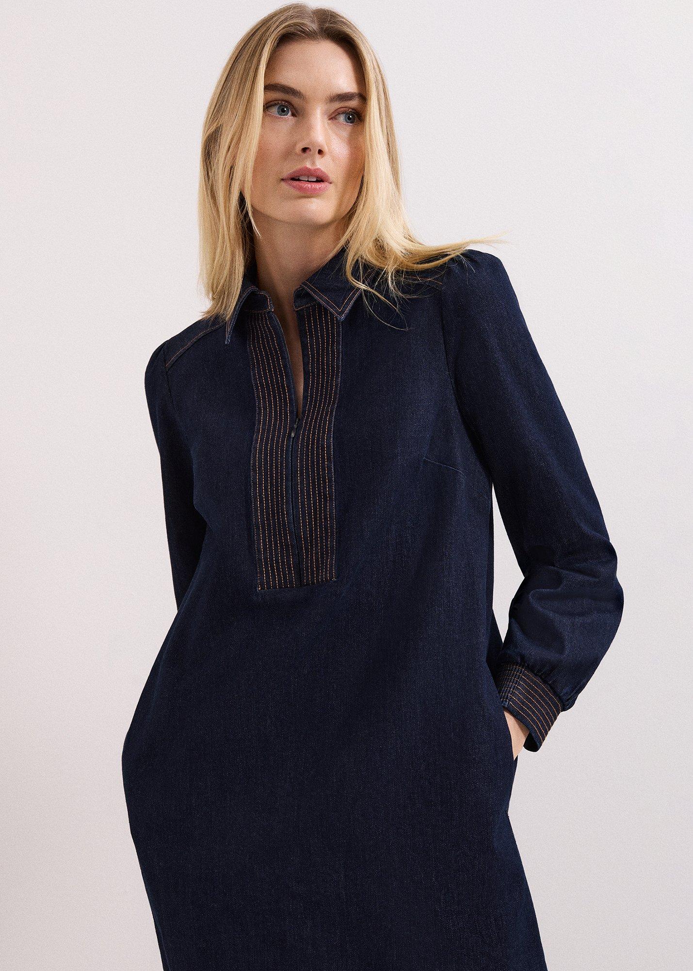 Gabi Denim Tunic Dress