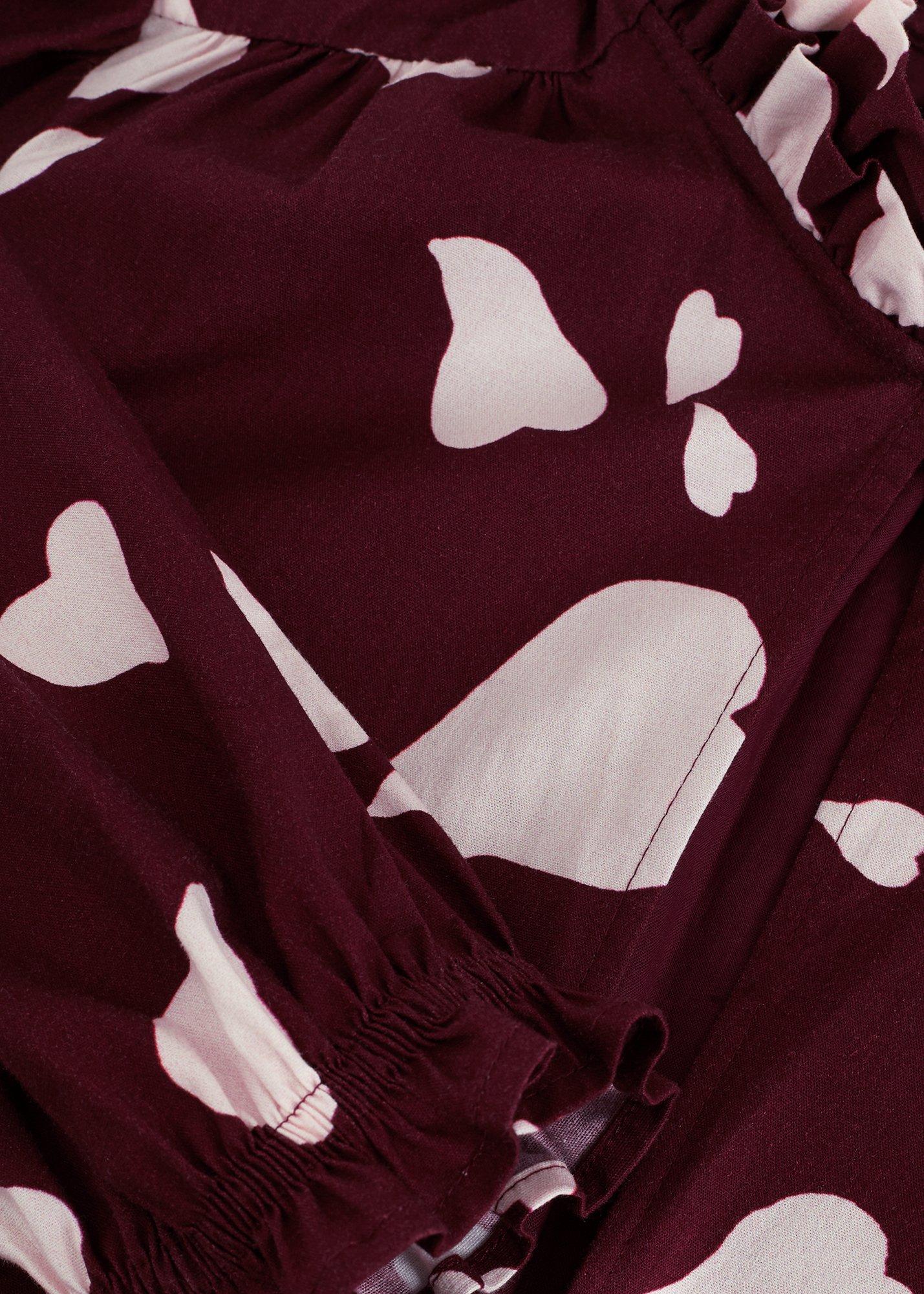${product-id}-Gaia Heart Cotton Swing Dress-Red-${view-type}