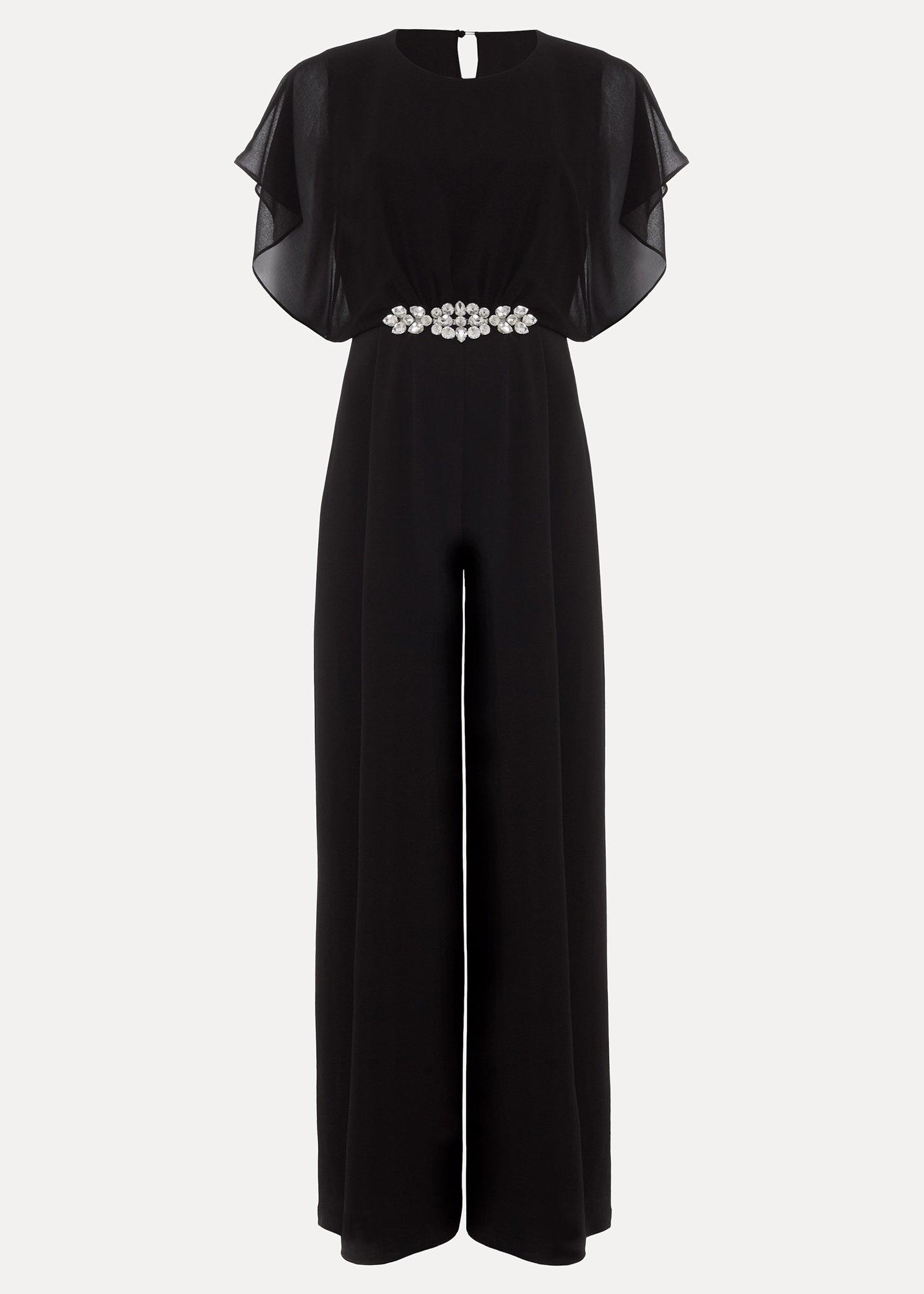 ${product-id}-Velma Black Jewelled Belt Jumpsuit-Black-${view-type}