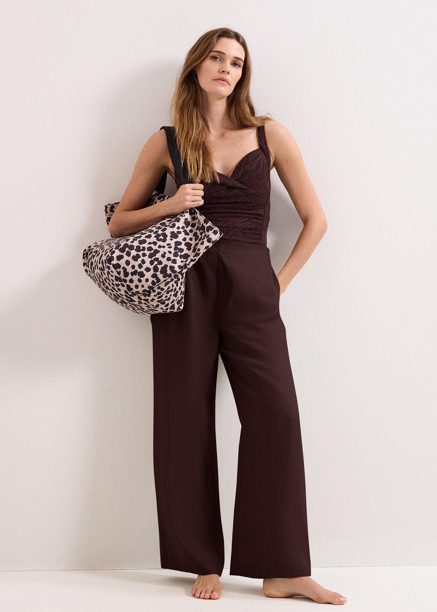 ${product-id}-Chocolate Textured Tankini Top-Brown-${view-type}