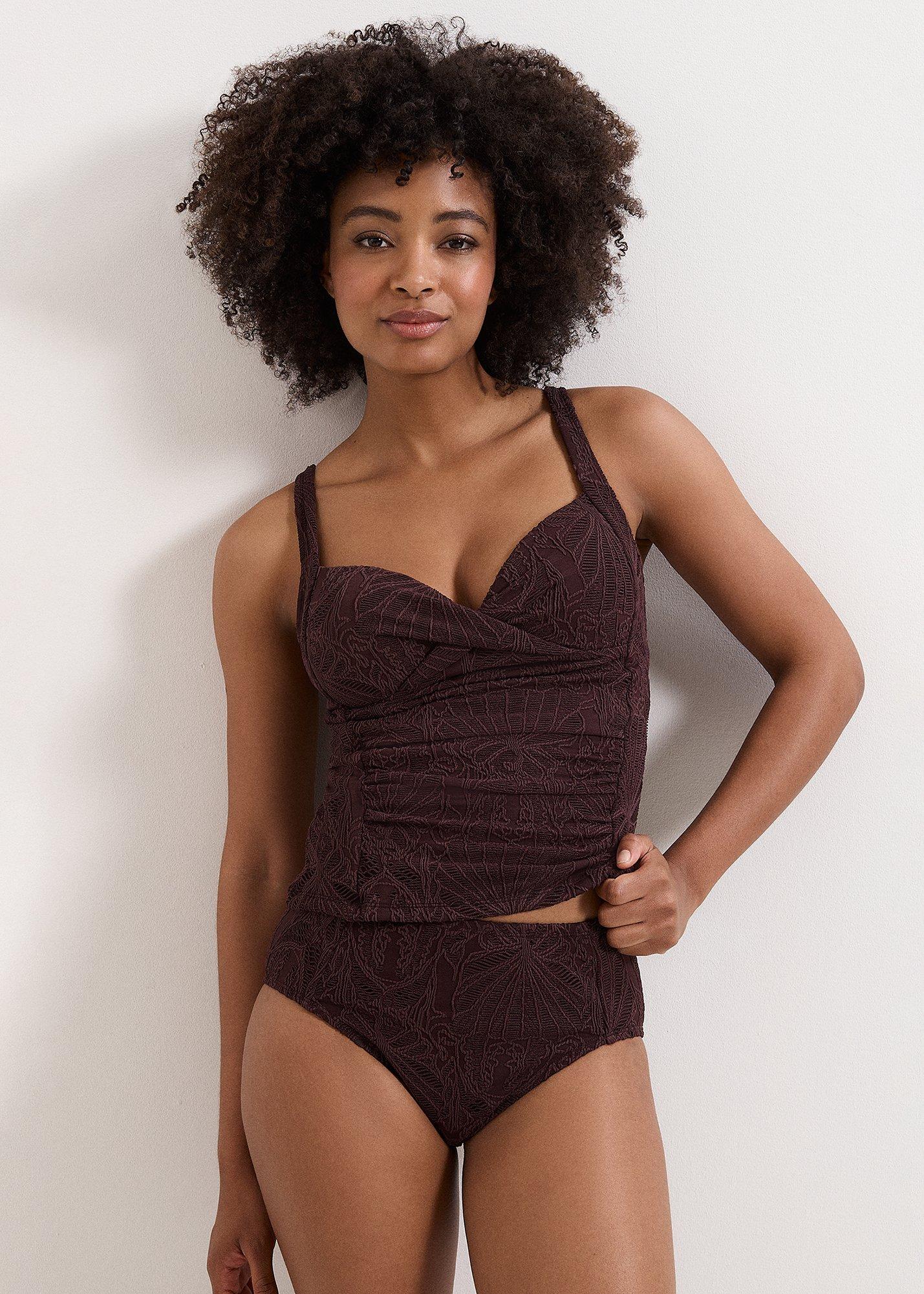 Textured Tankini Bottom