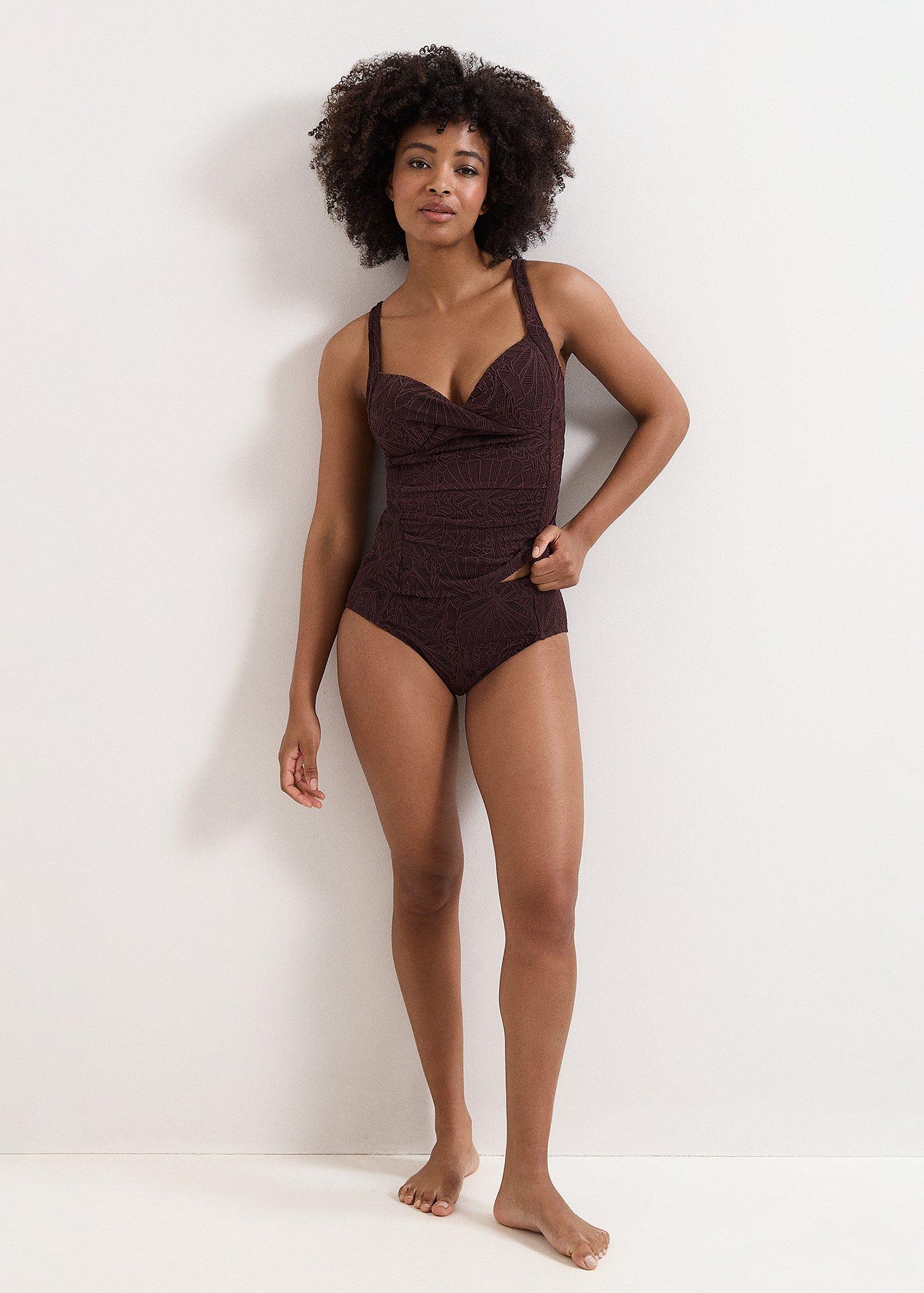 ${product-id}-Chocolate Textured Tankini Bottom-Brown-${view-type}