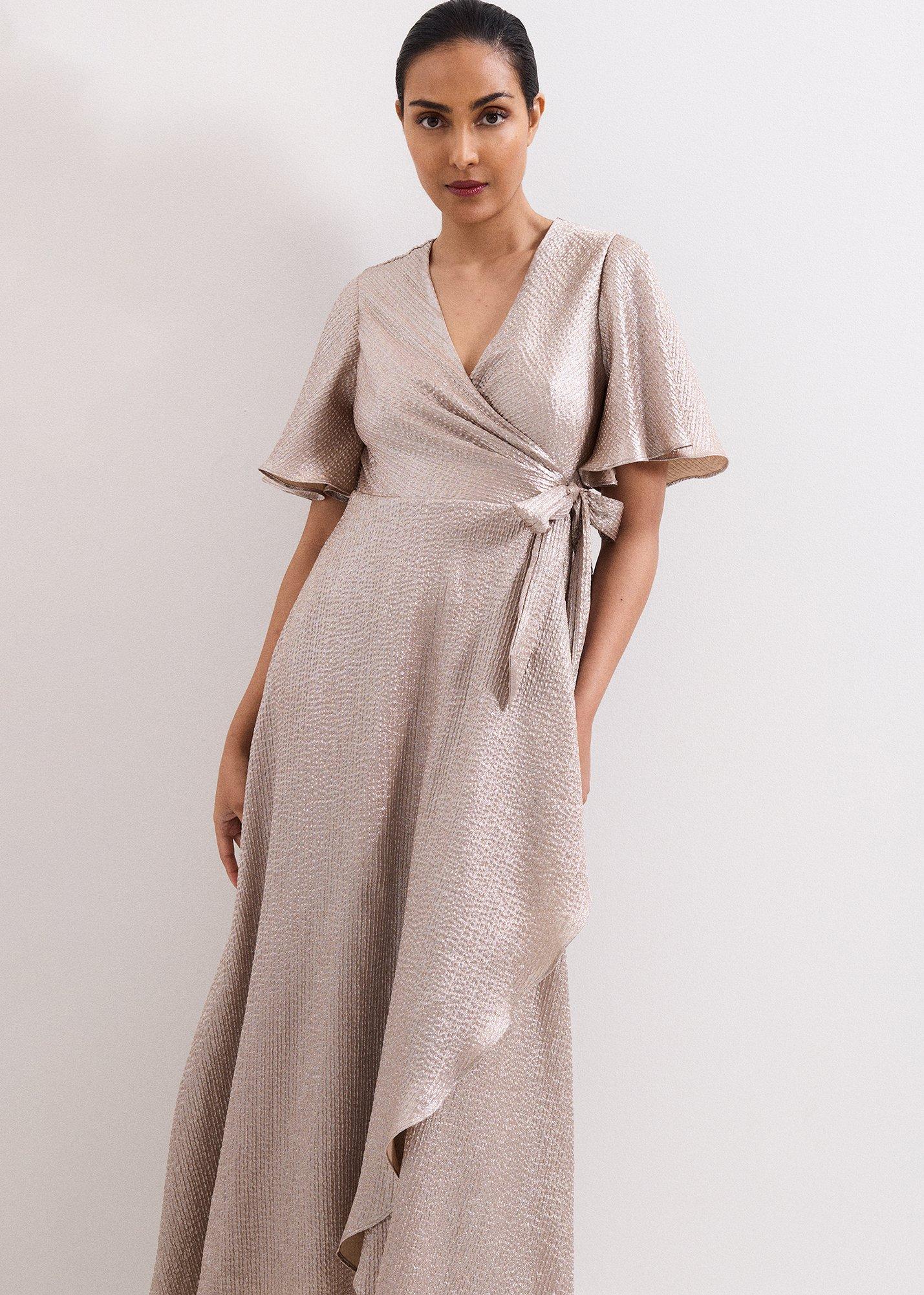 ${product-id}-Petite Julissa Gold Shimmer Maxi Dress-Gold-${view-type}