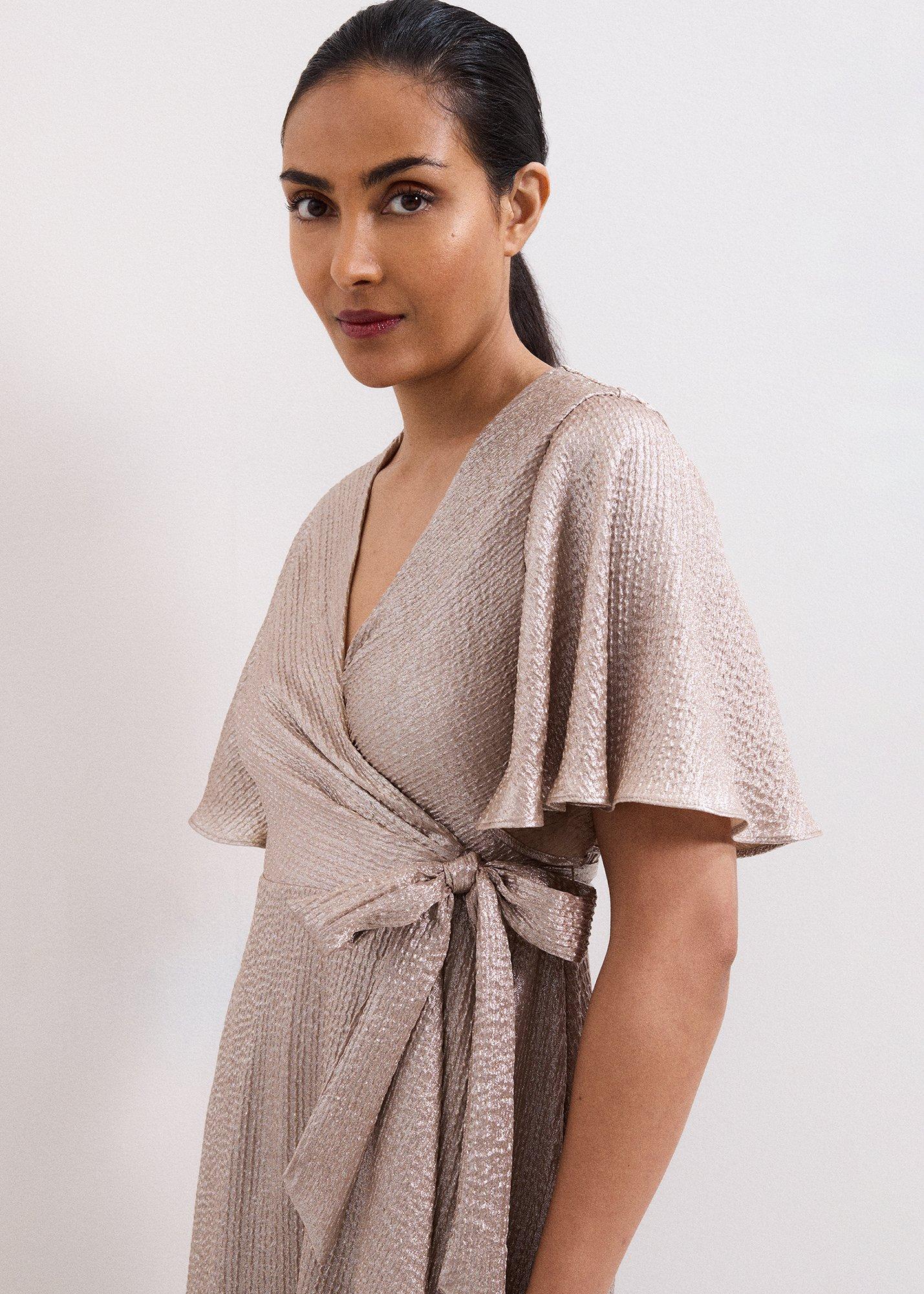 ${product-id}-Petite Julissa Gold Shimmer Maxi Dress-Gold-${view-type}