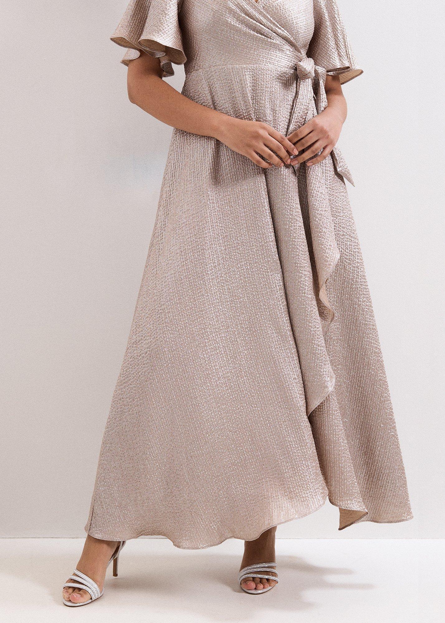 ${product-id}-Petite Julissa Gold Shimmer Maxi Dress-Gold-${view-type}