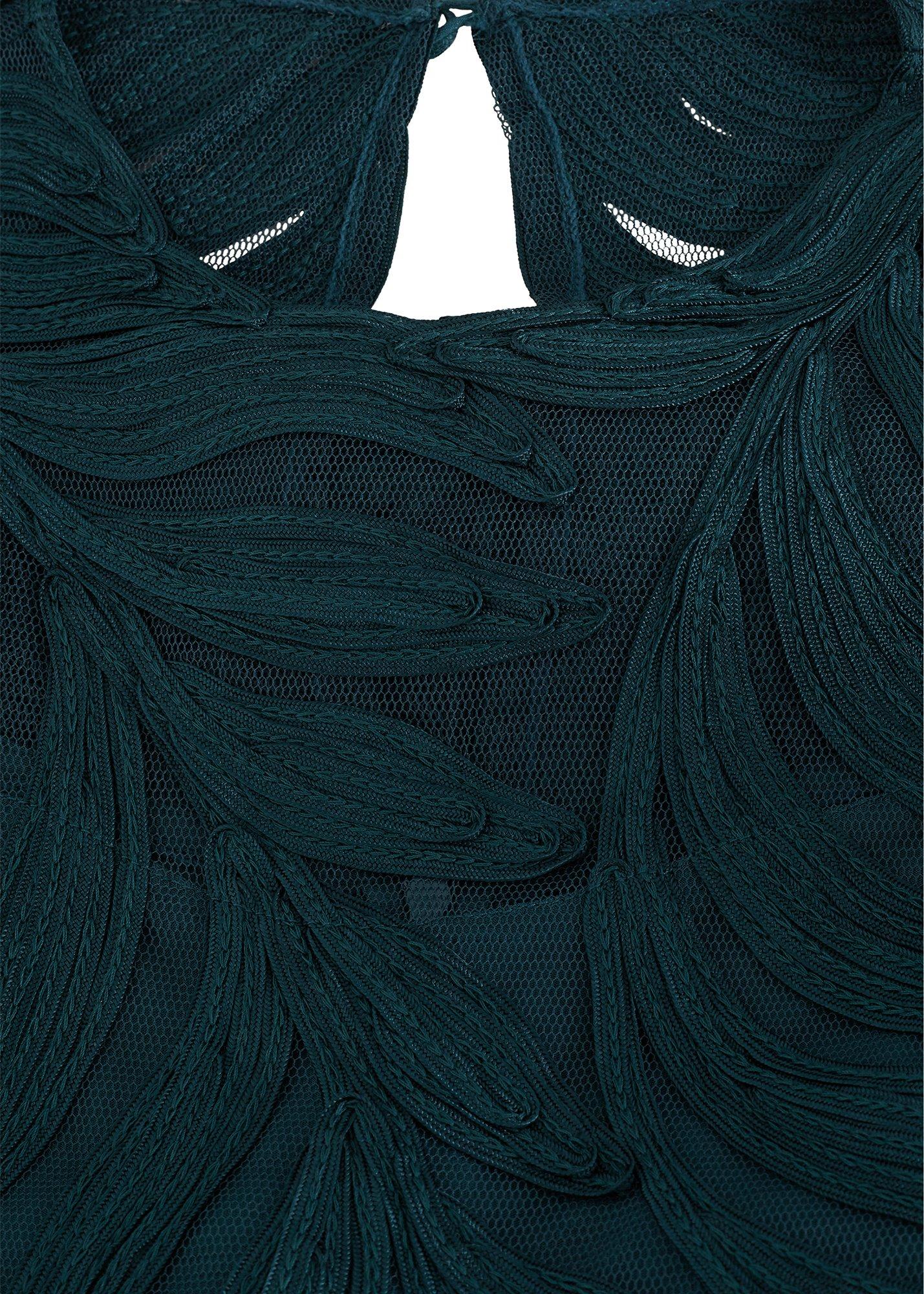 ${product-id}-Harleigh Dark Green Tapework Maxi Dress-Dark Green-${view-type}