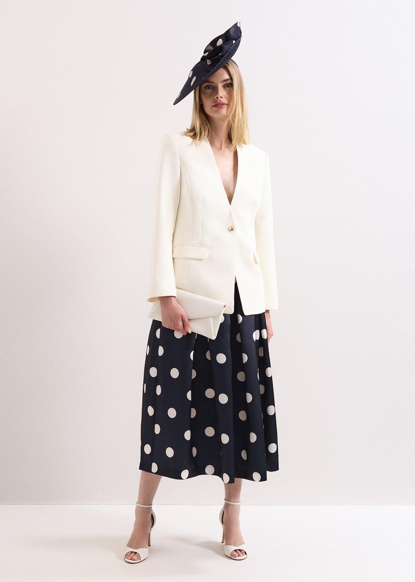 Ivory Twill Blazer