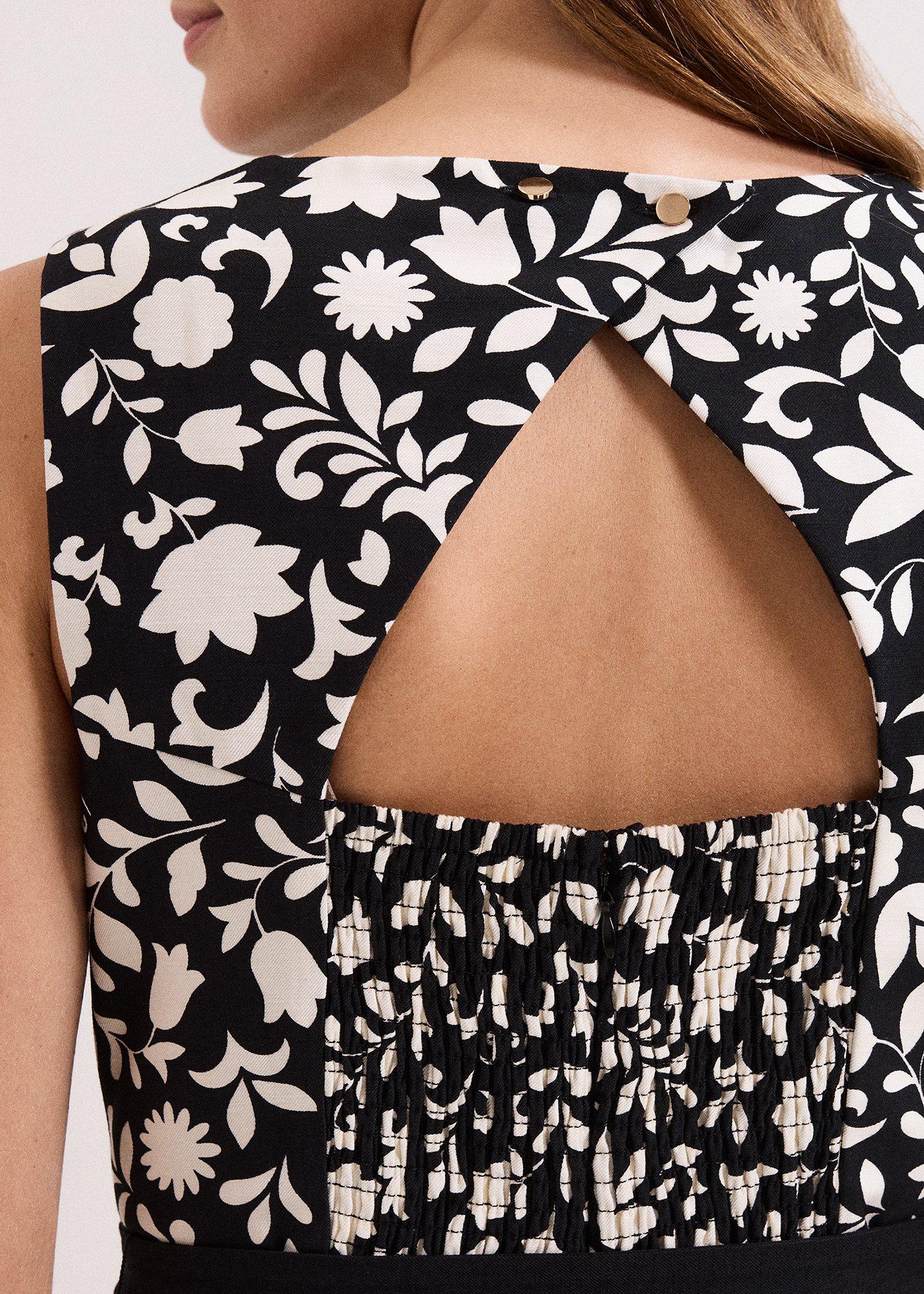 ${product-id}-Petite Cyra Jumpsuit-Black/Ivory-${view-type}