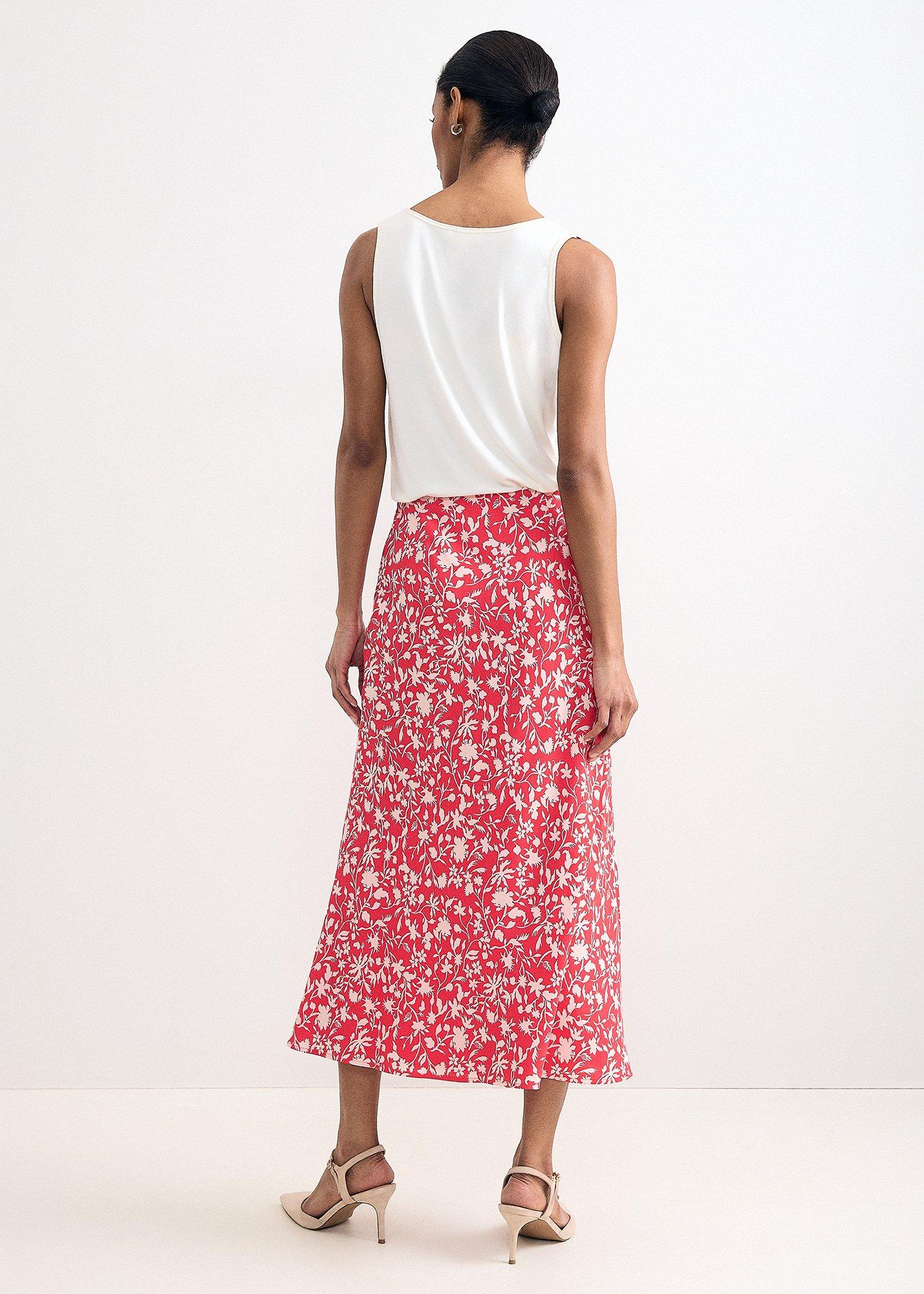 Floral Midi Skirt
