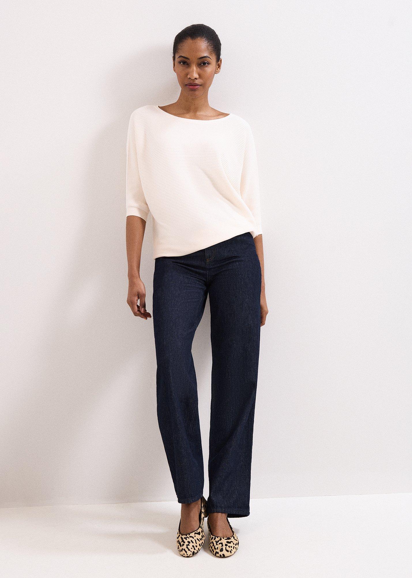 ${product-id}-Giana Ribbed Longer Line Batwing Jumper-Natural-${view-type}