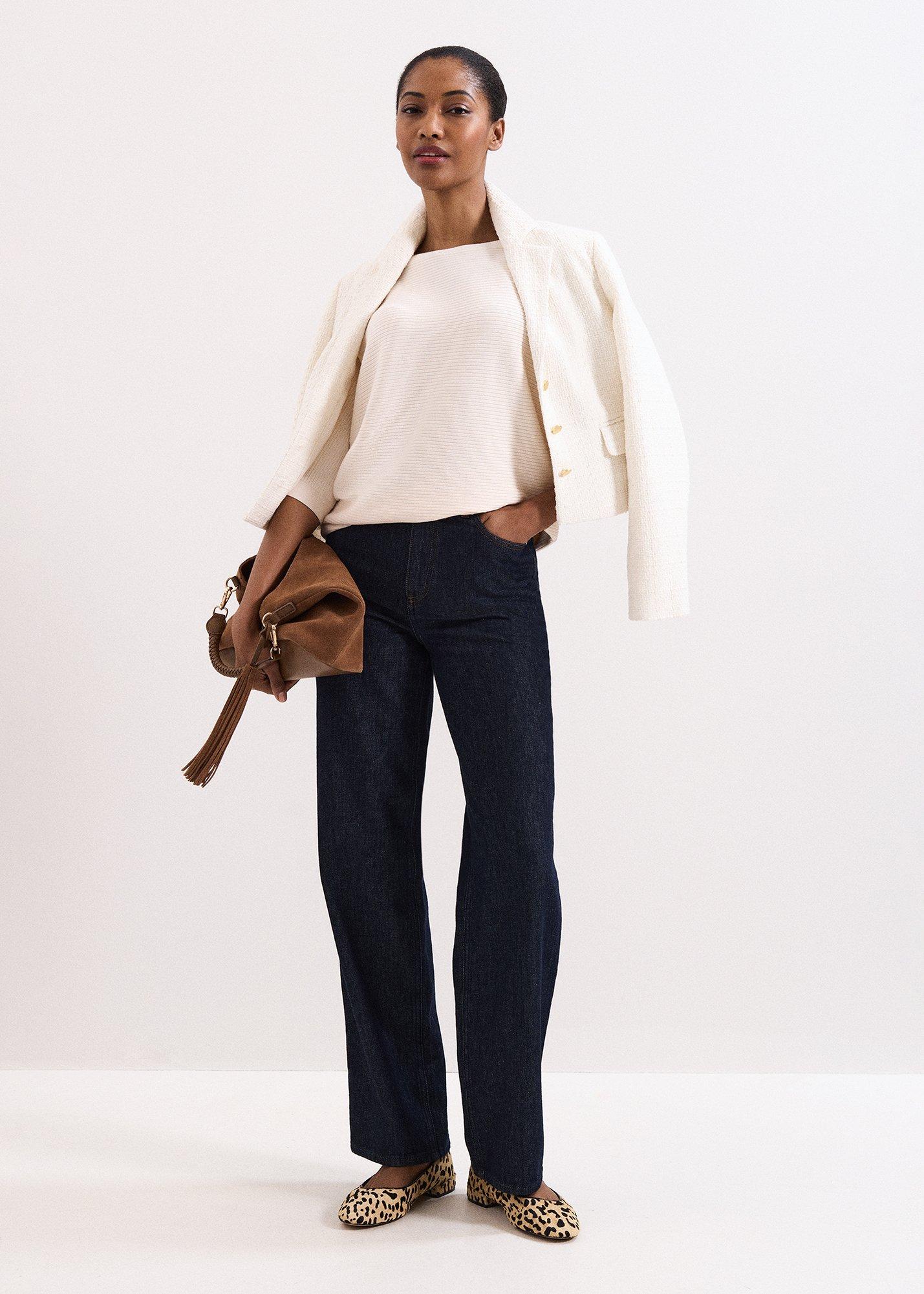 ${product-id}-Giana Ribbed Longer Line Batwing Jumper-Natural-${view-type}
