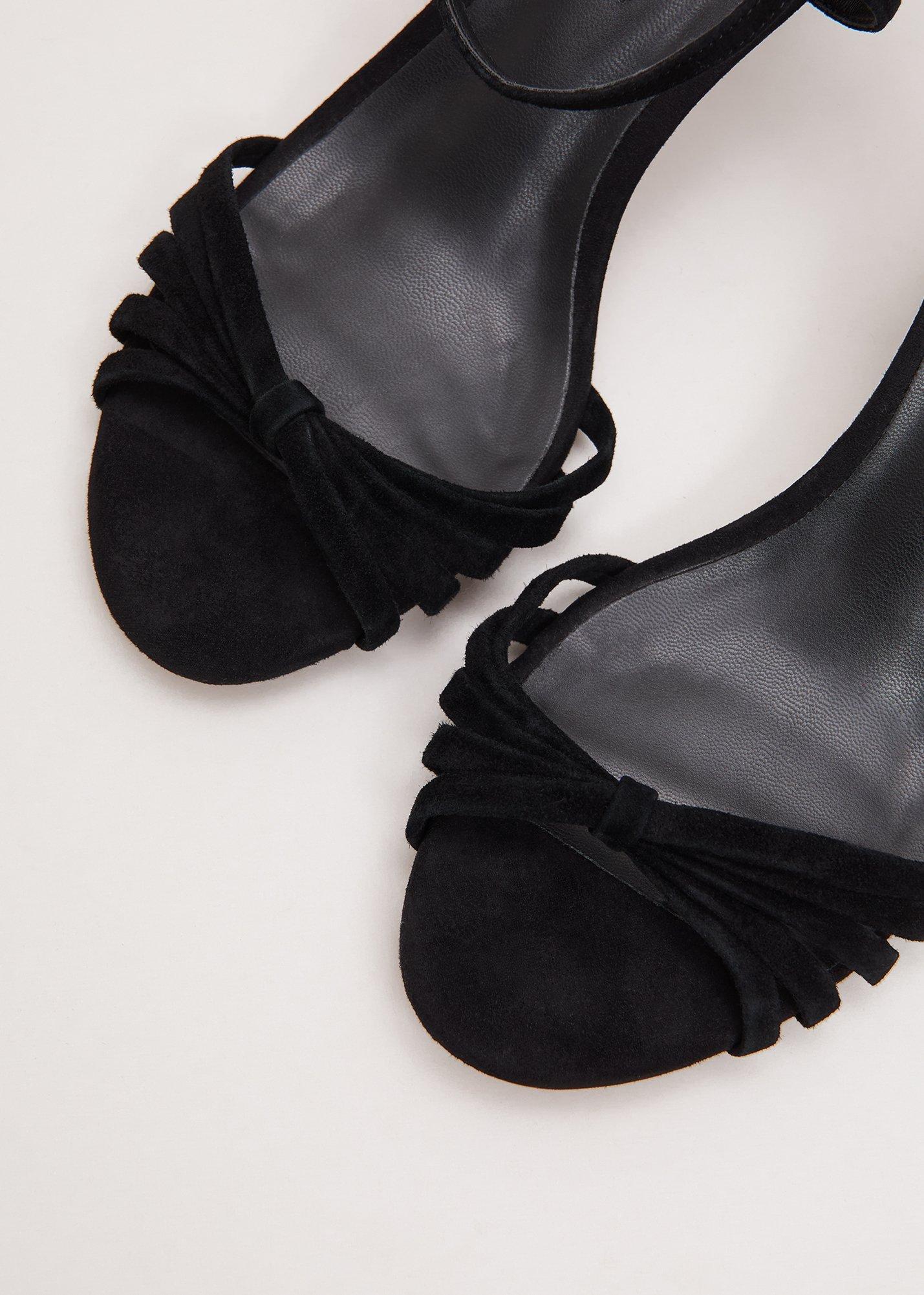 Suede Strappy Sandals 