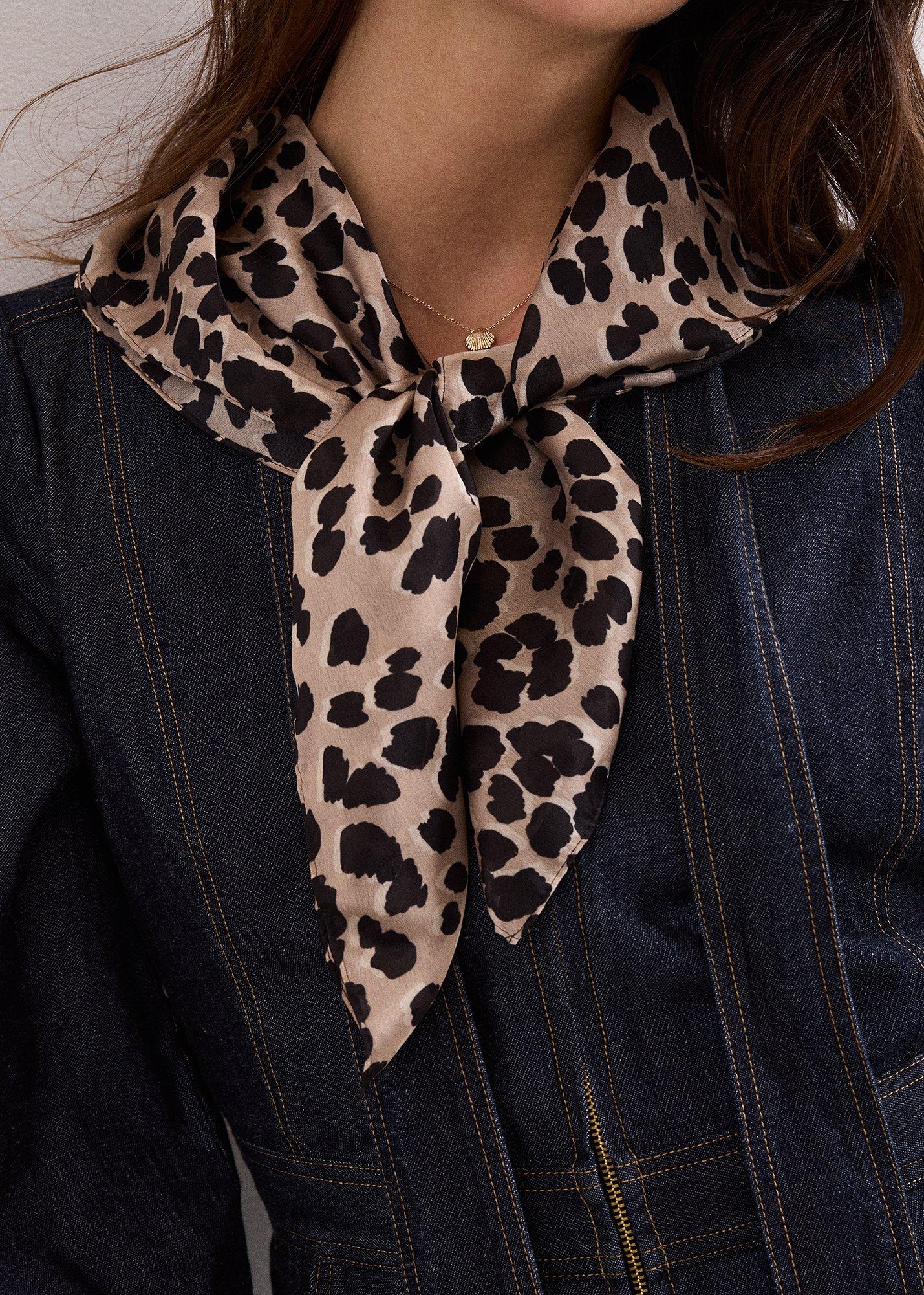 Leopard Print Scarf