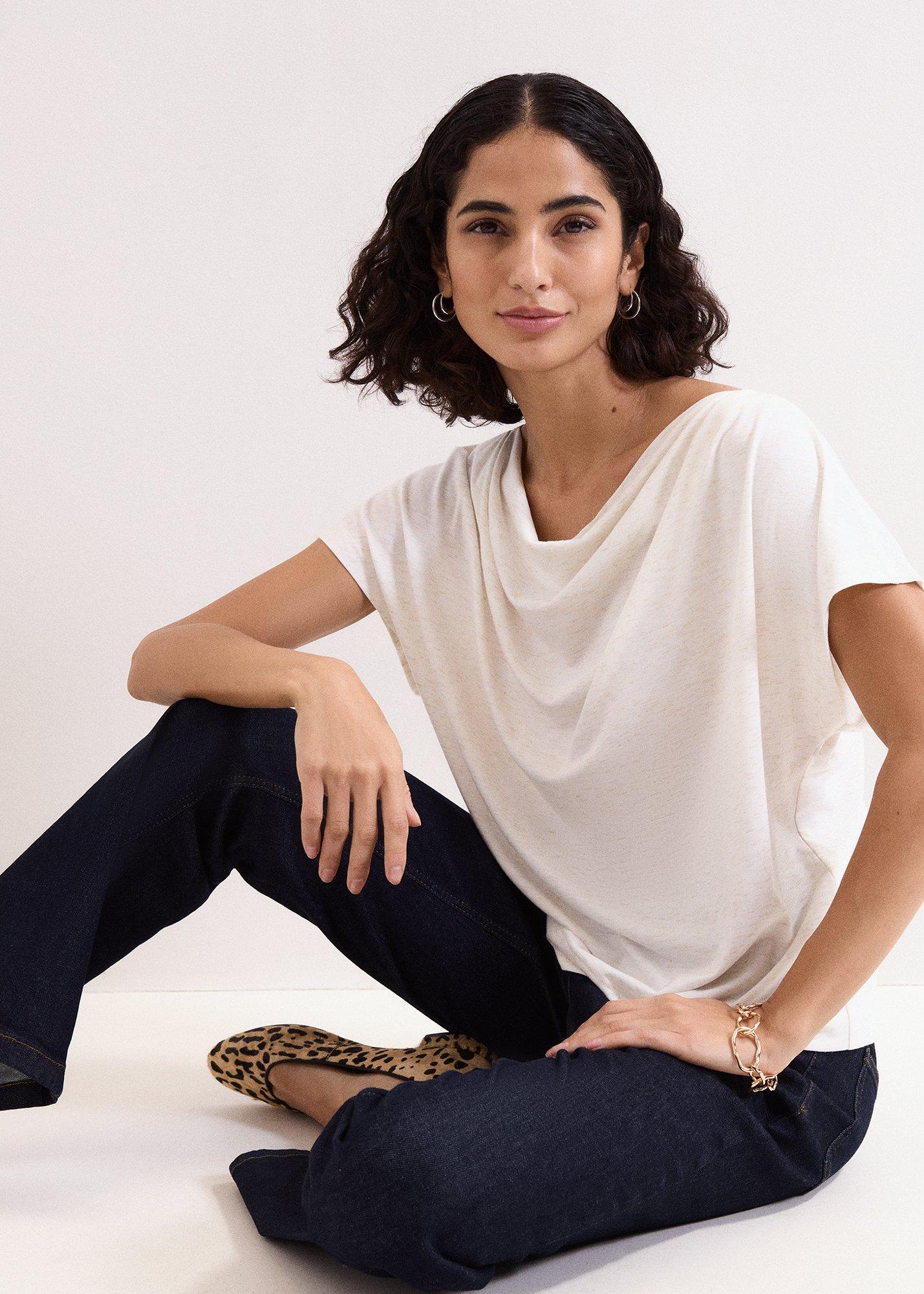 Priya Cowl Neck Top
