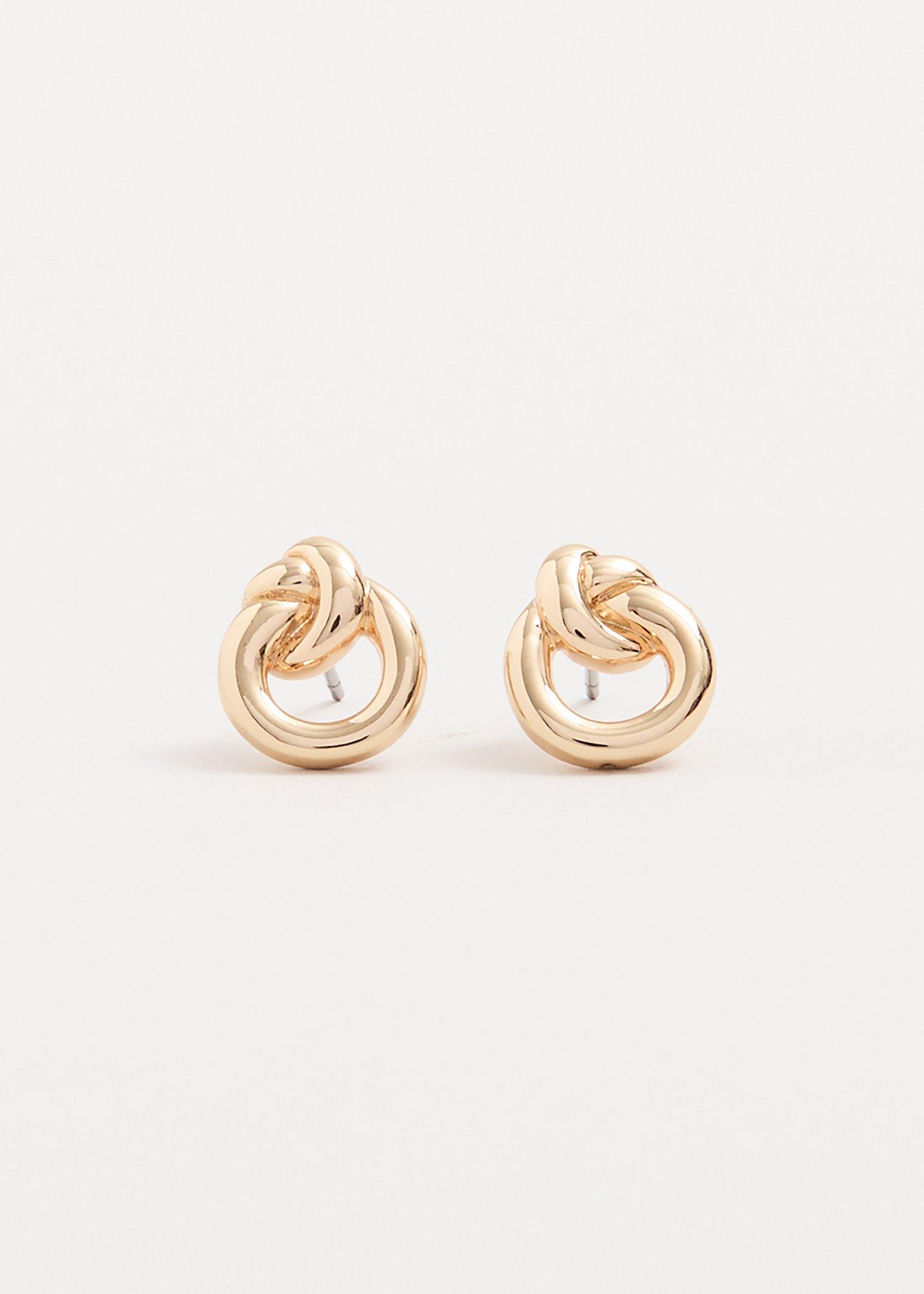 Knotted Stud Earring