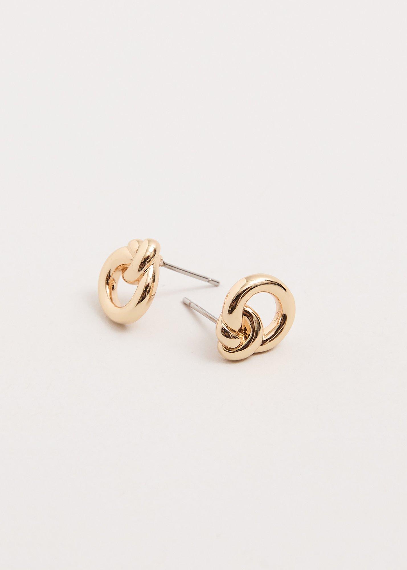 Knotted Stud Earring