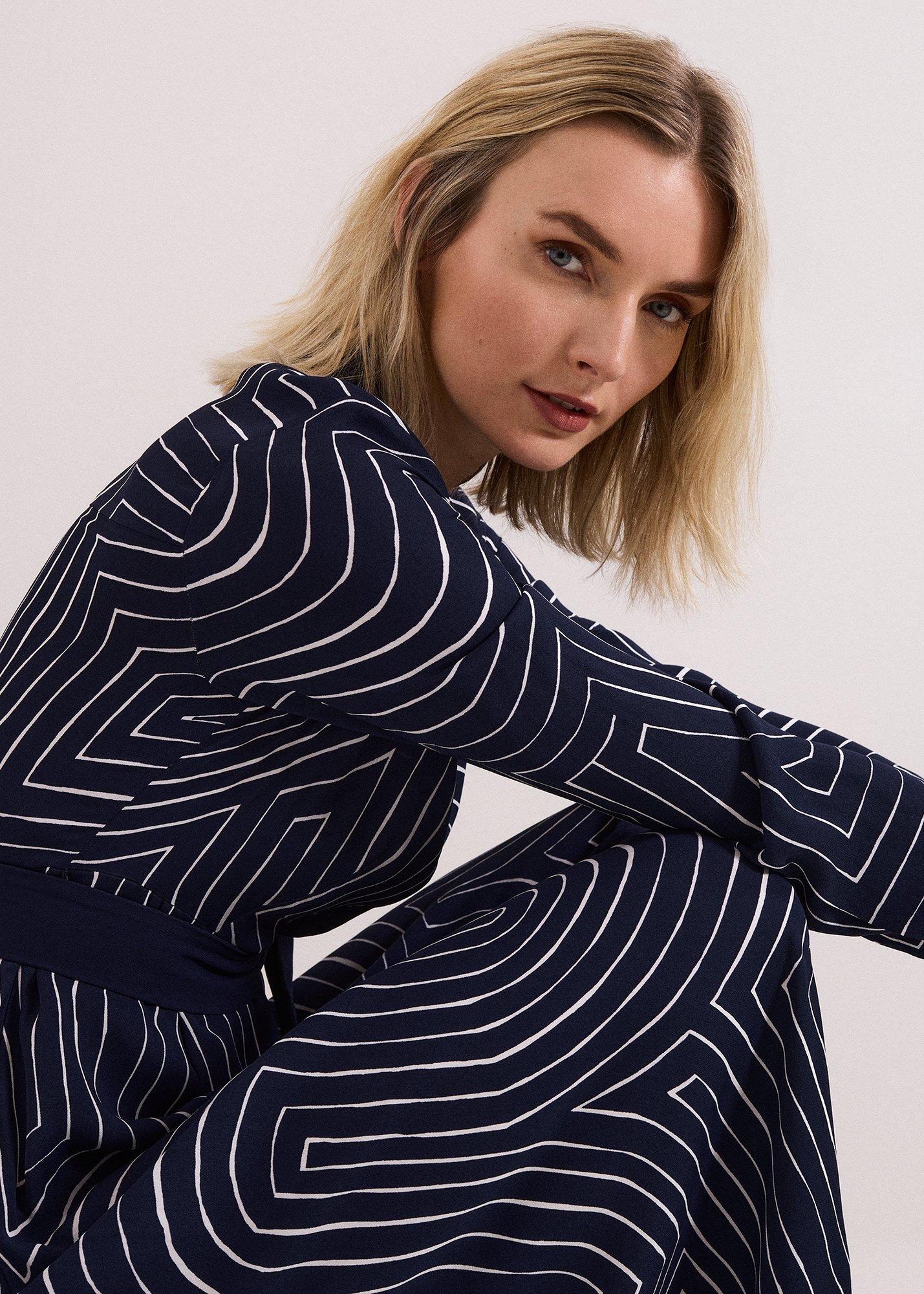 ${product-id}-Charlotte Midi Shirt Dress-Navy/Ivory-${view-type}