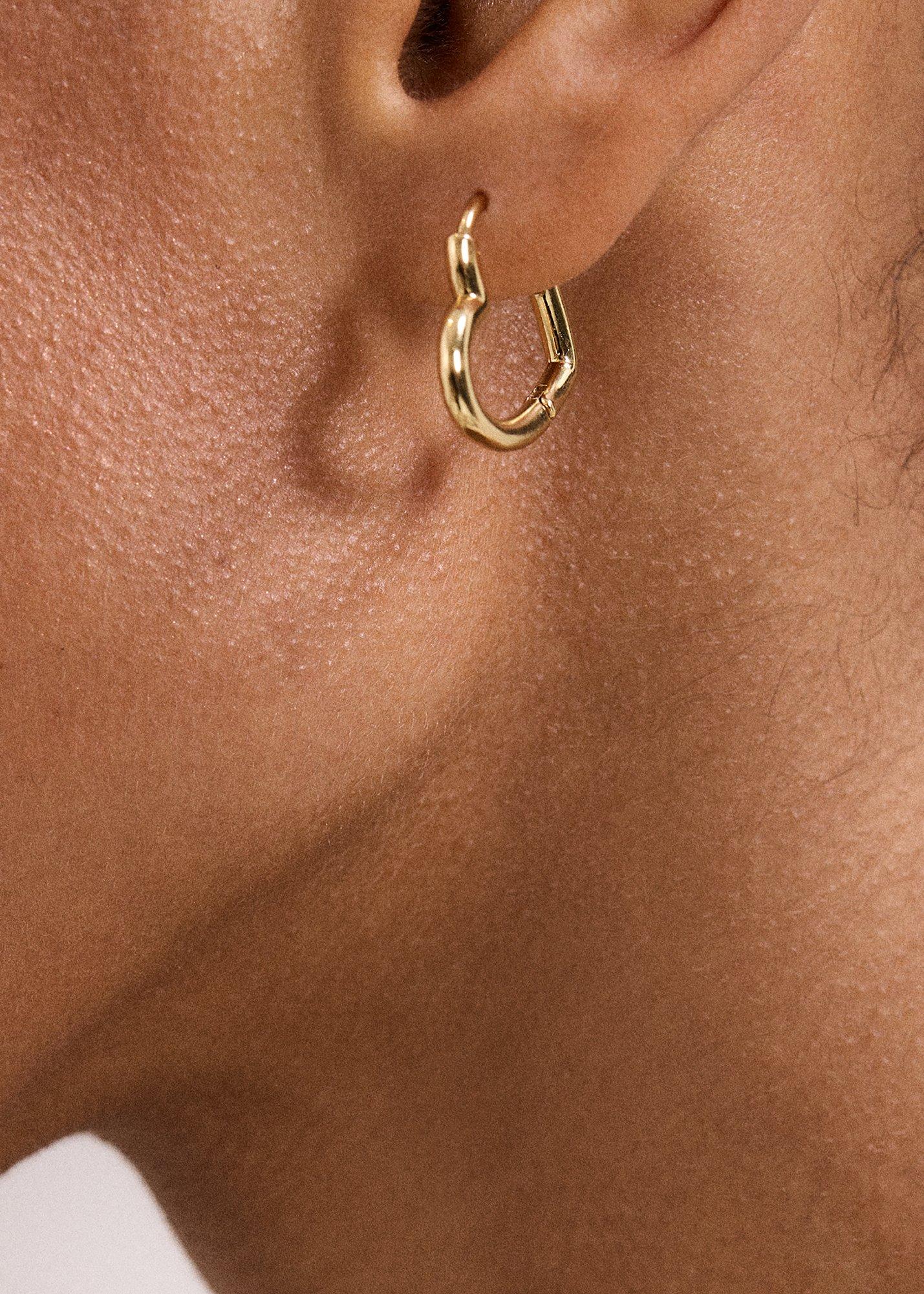 ${product-id}-Mini Heart Hoop Earrings-Gold-${view-type}