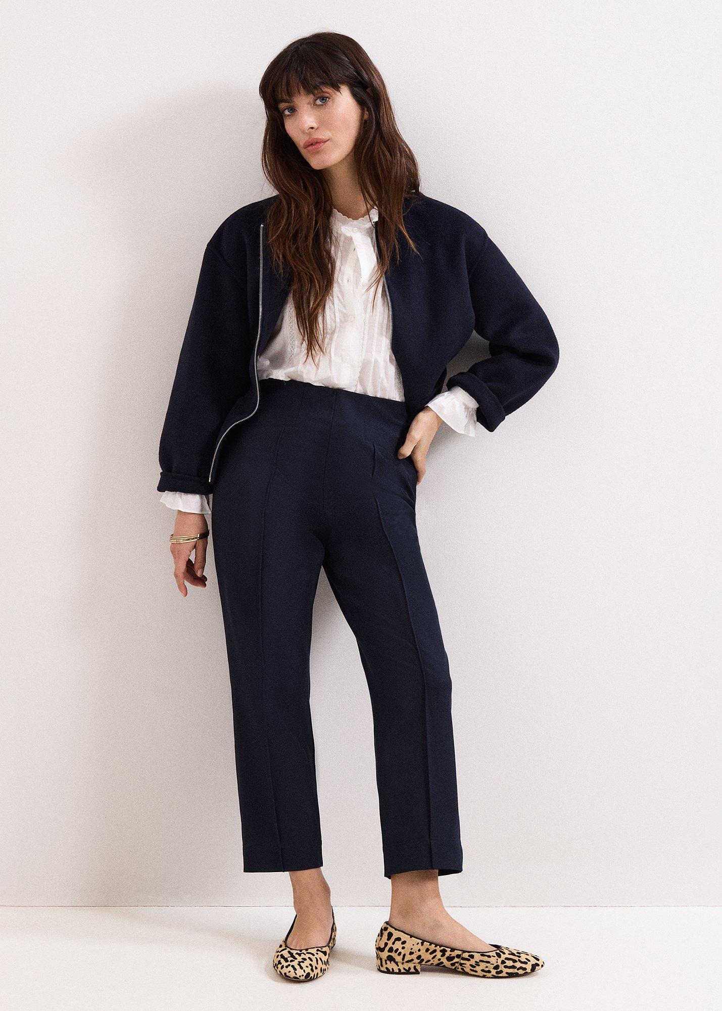 Miah Navy Trousers