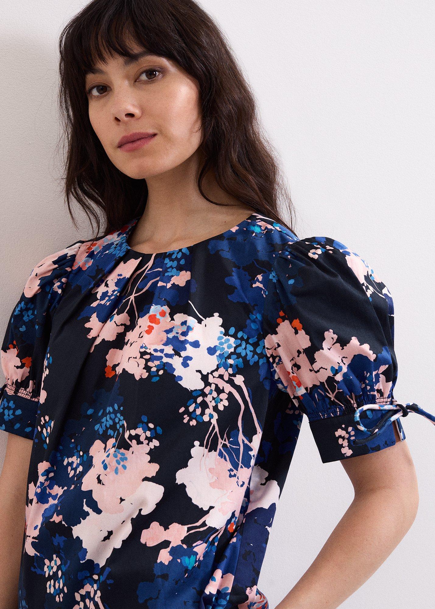 Caris Printed Blouse