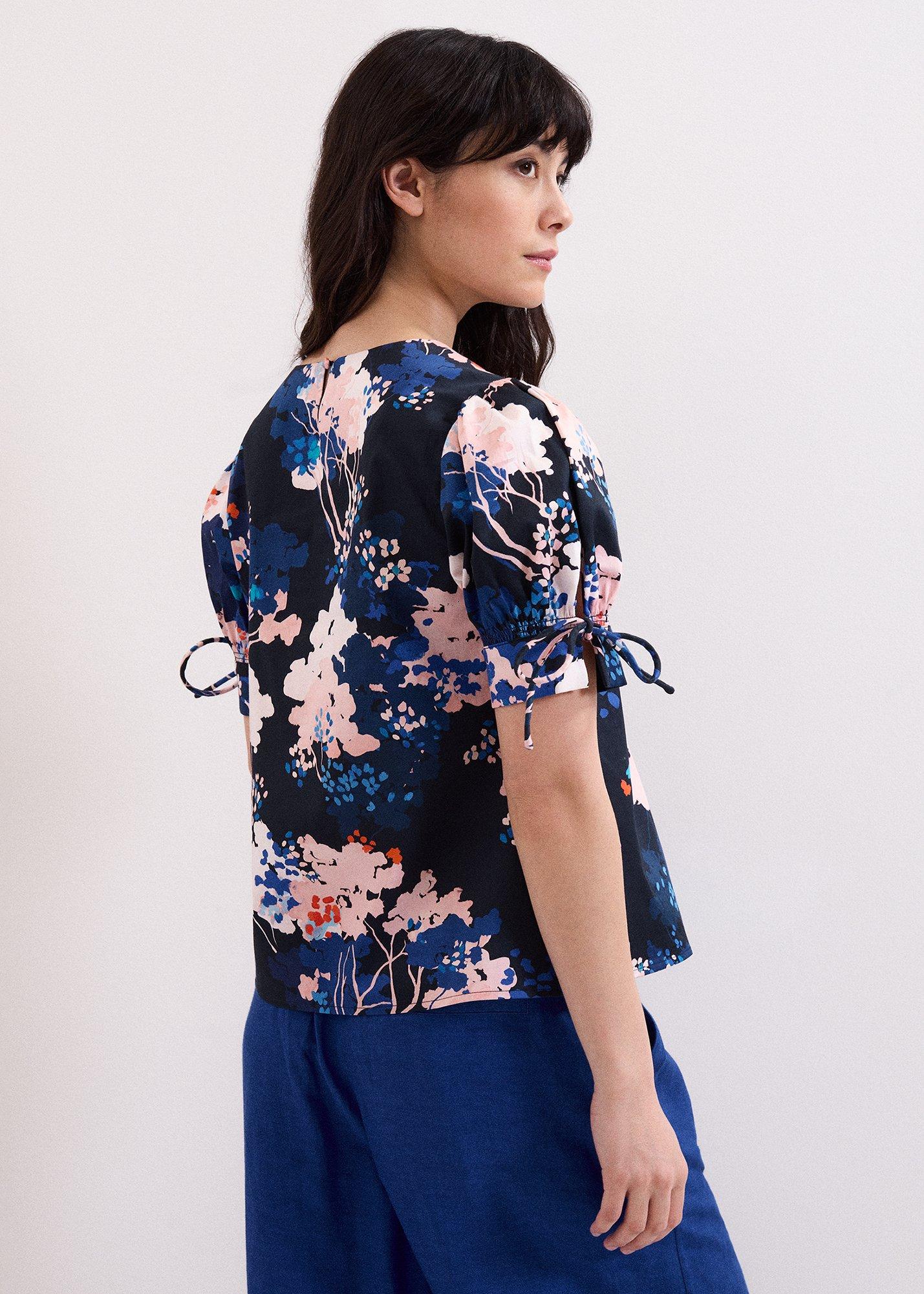 Caris Printed Blouse