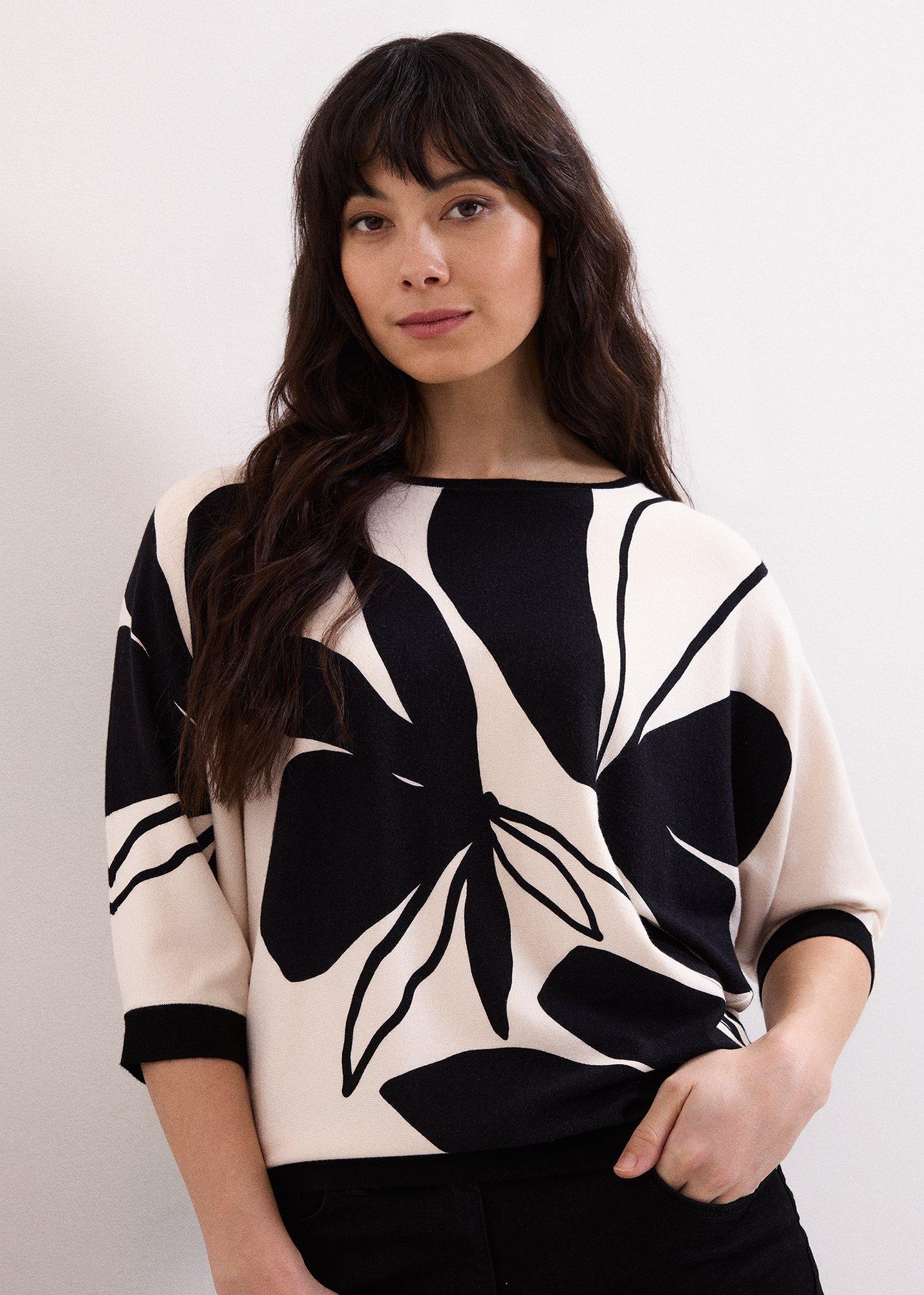 ${product-id}-Faith Floral Print Jumper-Black/Ivory-${view-type}