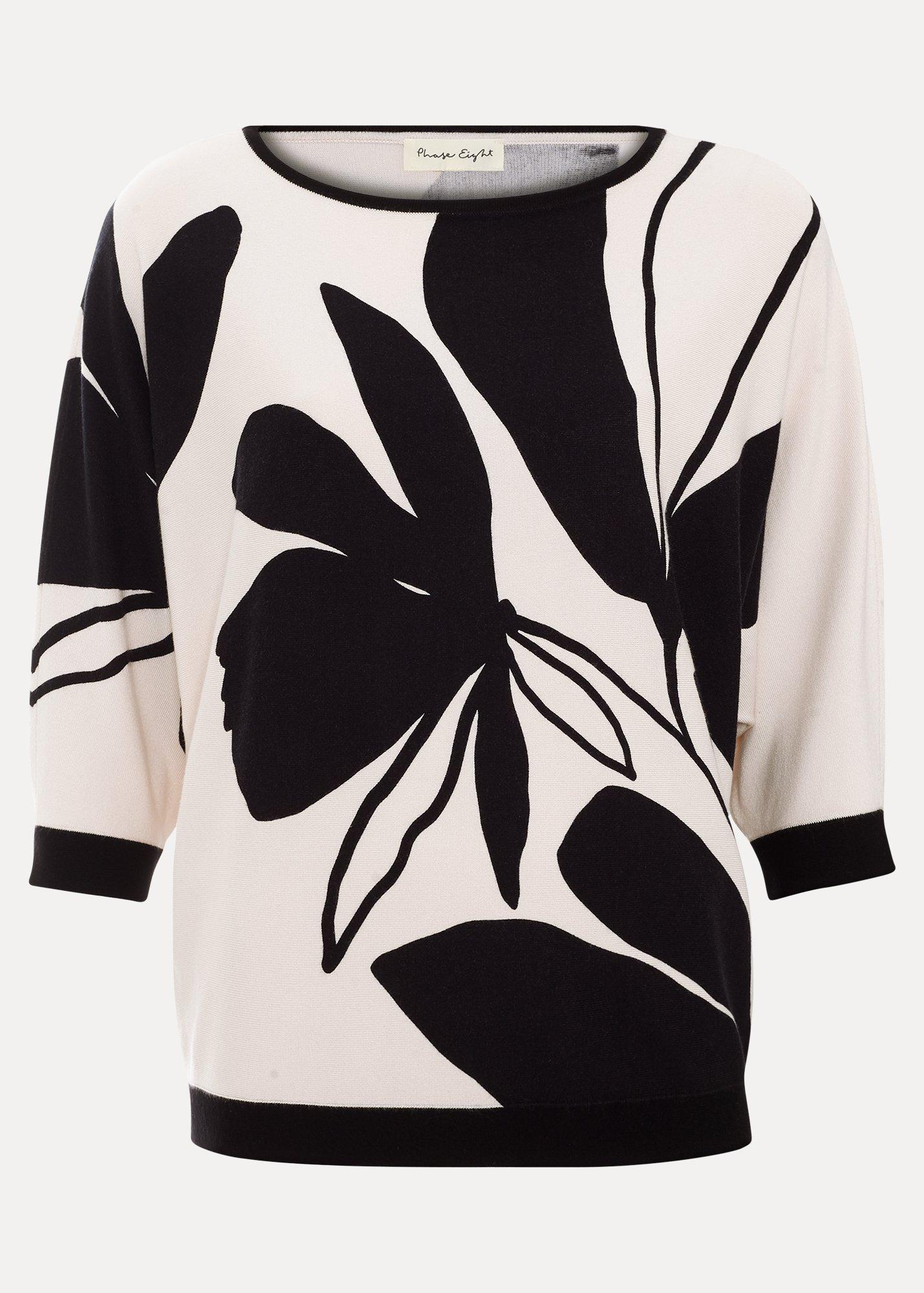 ${product-id}-Faith Floral Print Jumper-Black/Ivory-${view-type}