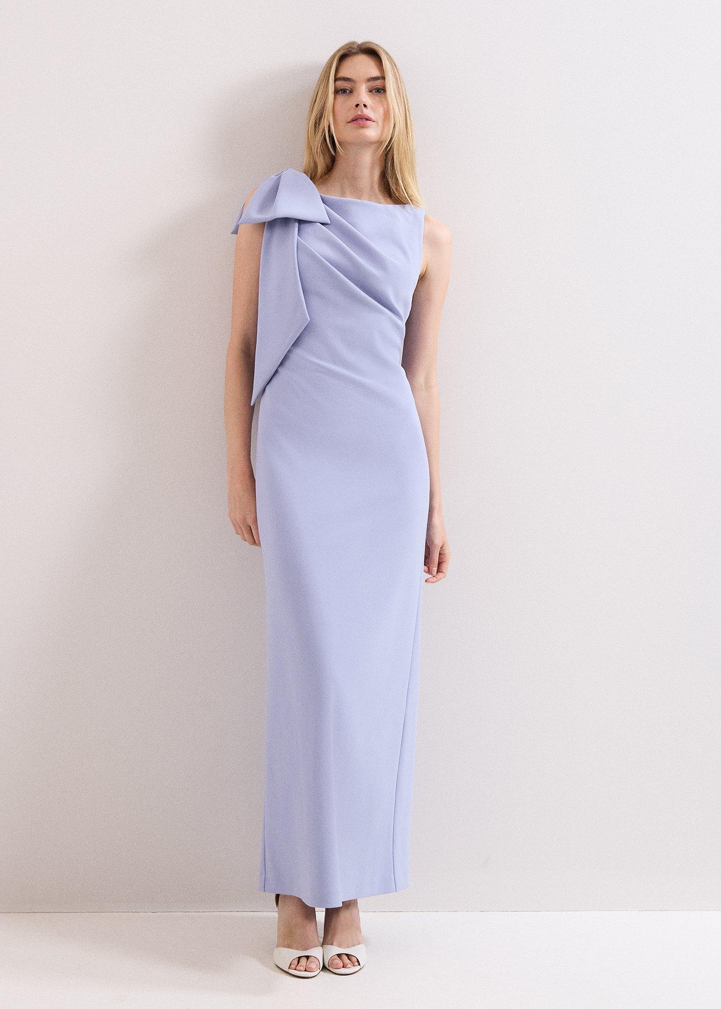 Alana Blue Bow Dress