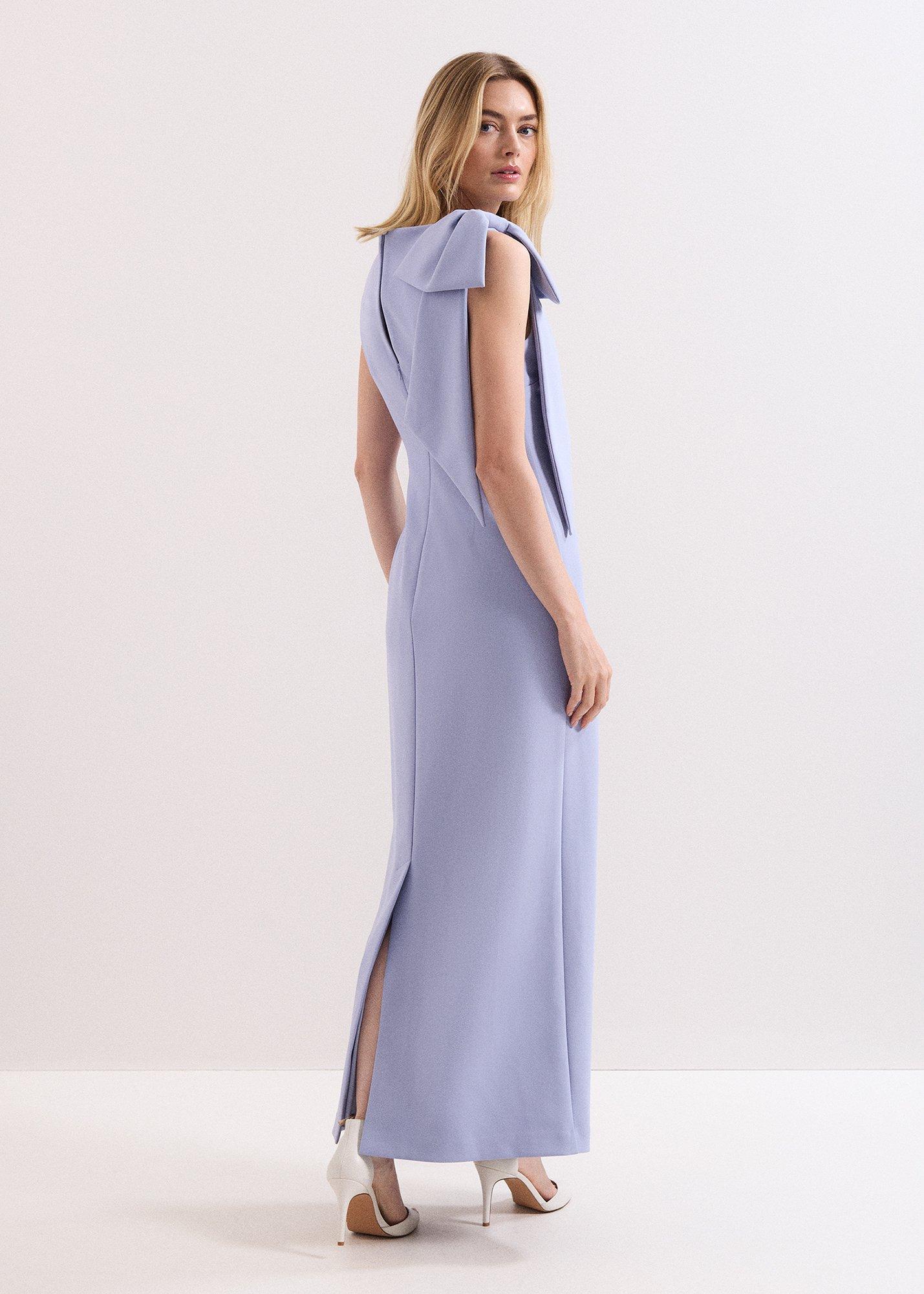 Alana Blue Bow Dress