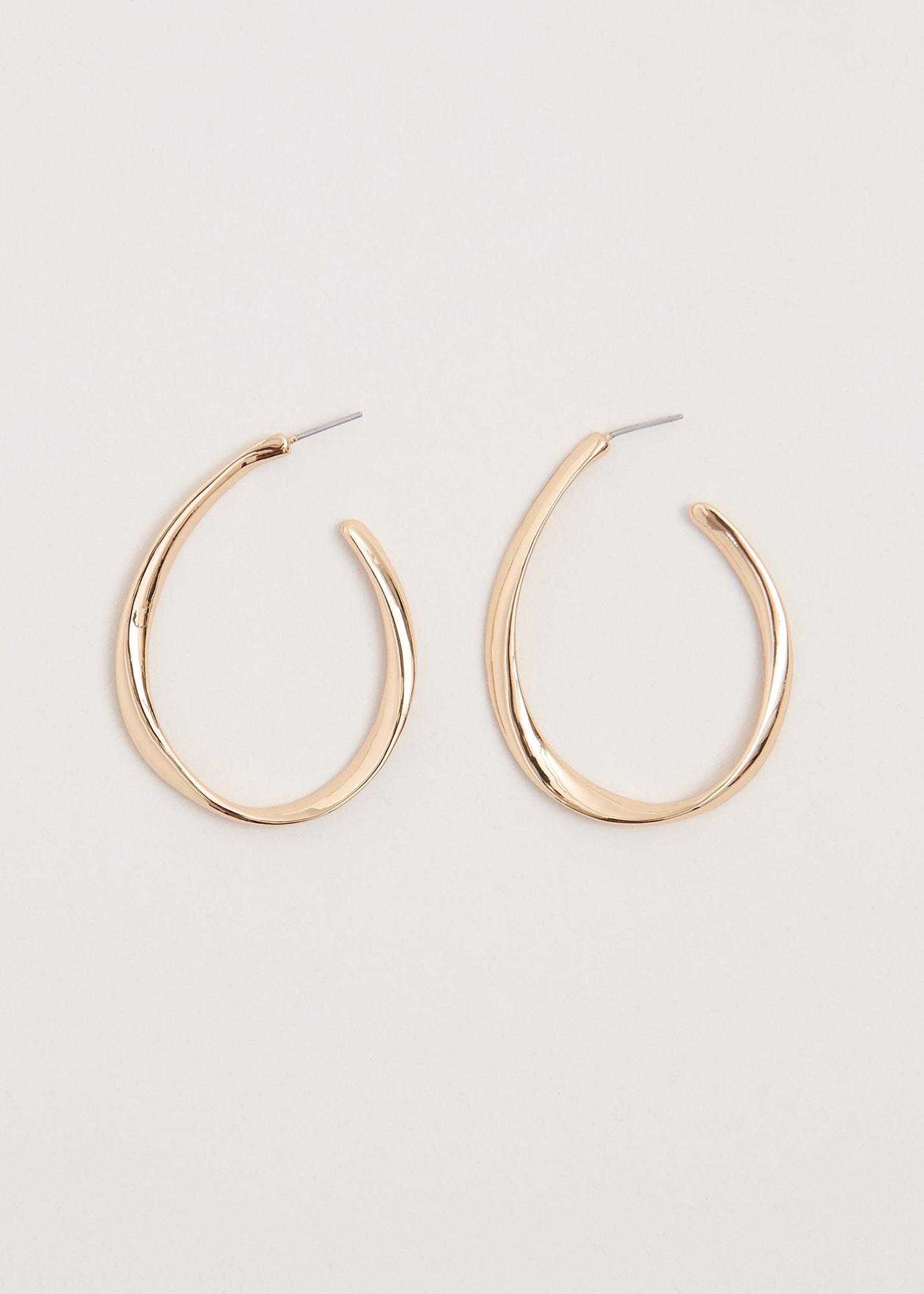 Pointed Hoop Earring